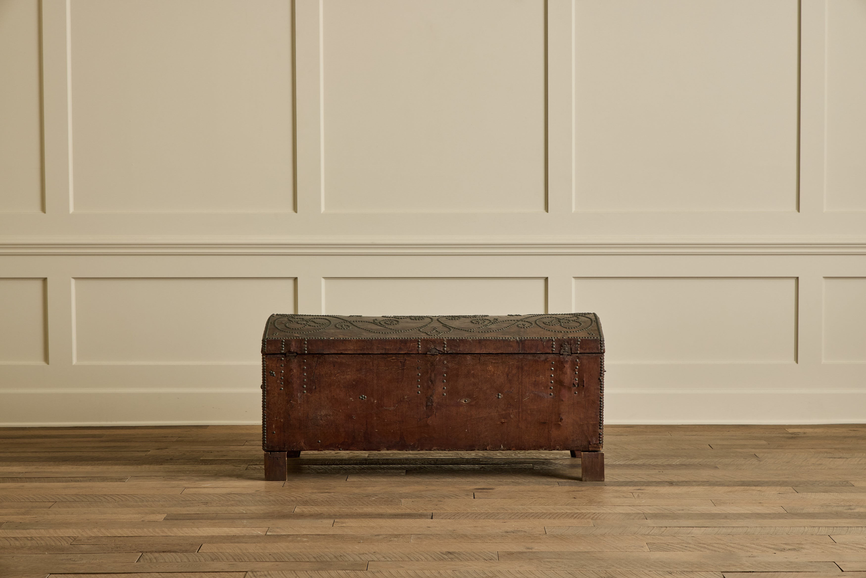 Spanish Leather Trunk