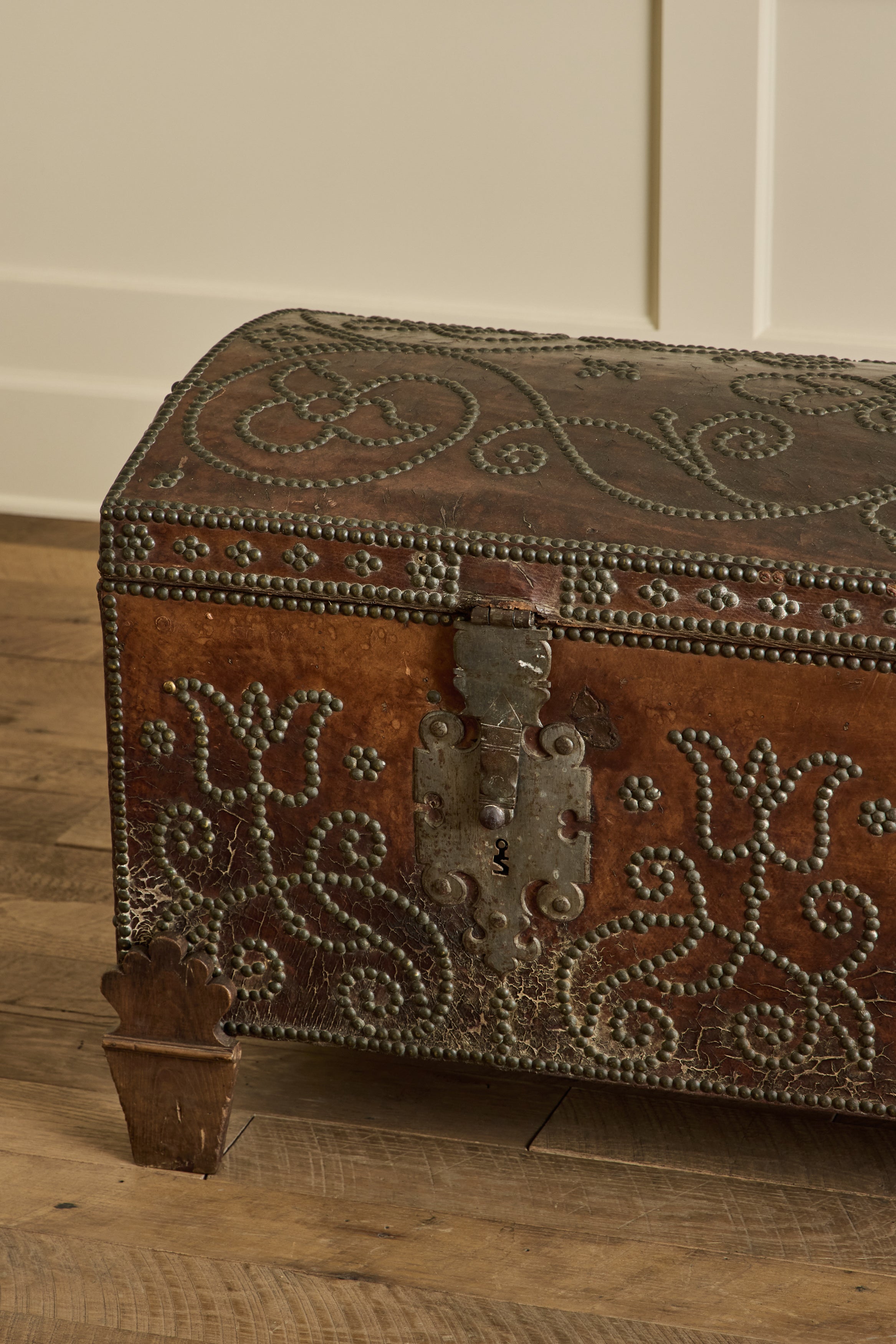 Spanish Leather Trunk