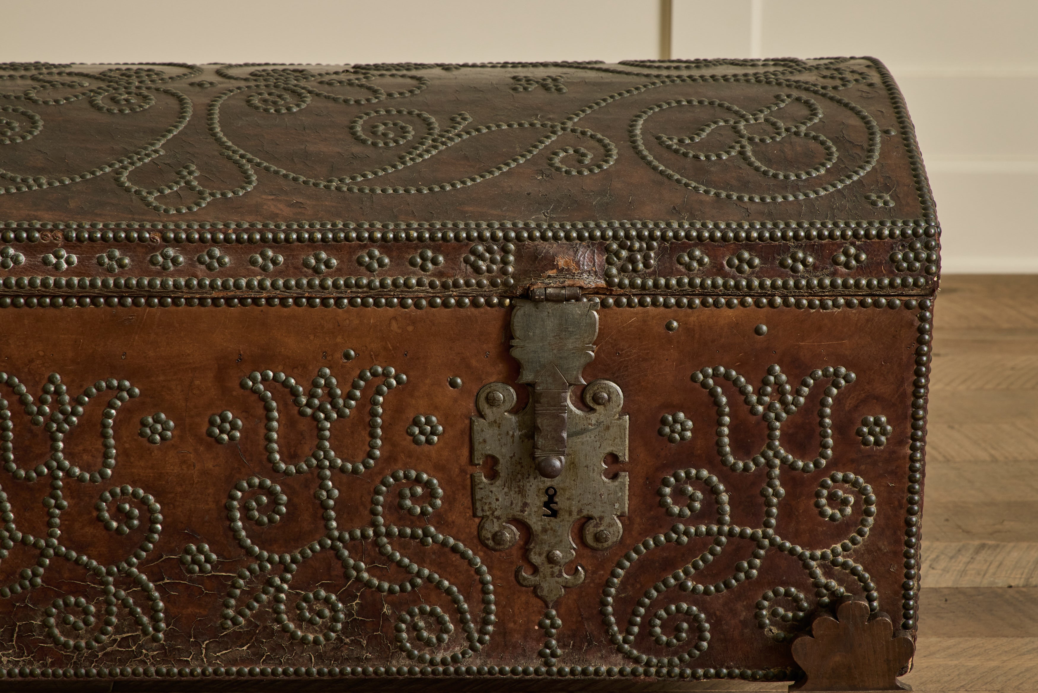 Spanish Leather Trunk