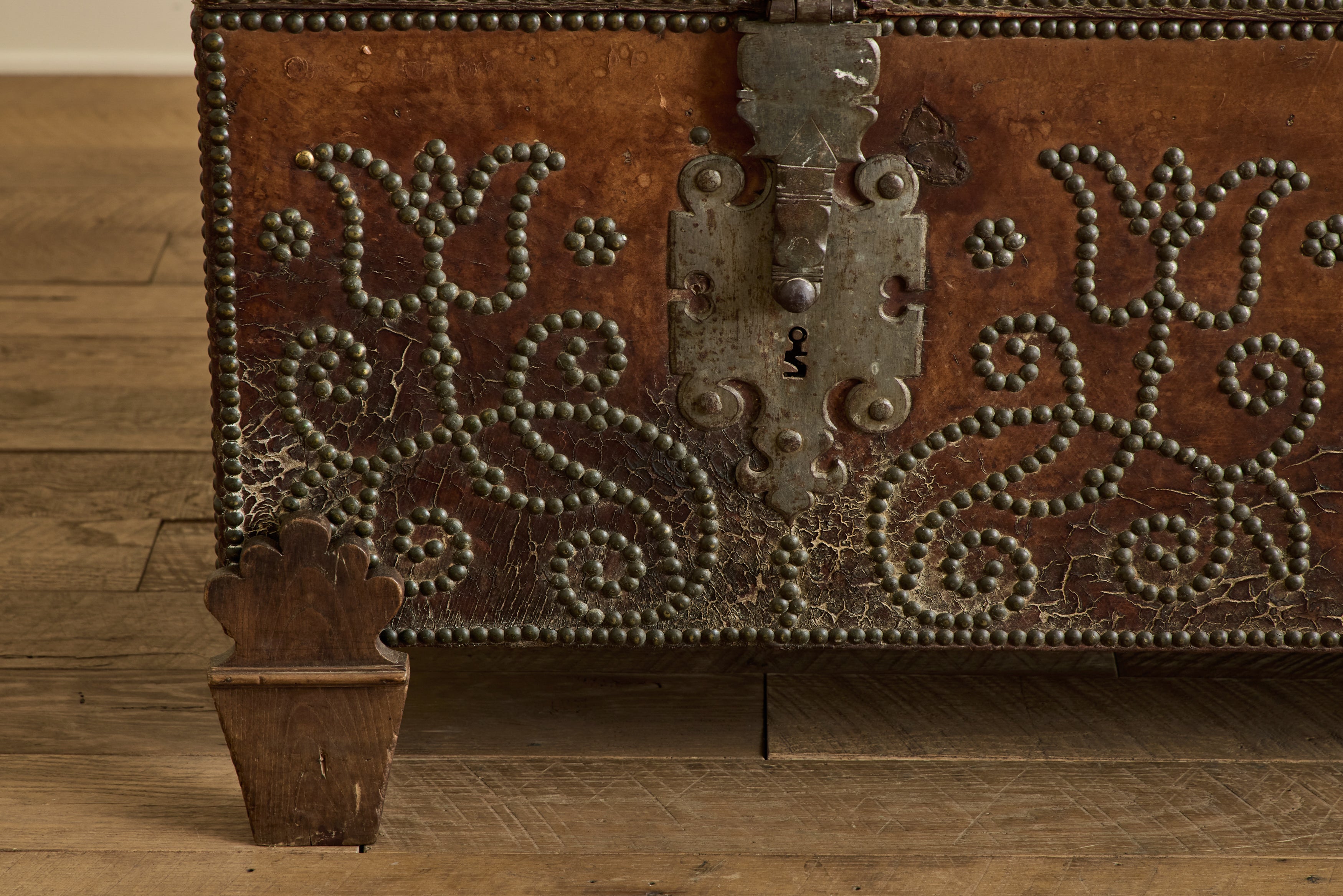 Spanish Leather Trunk