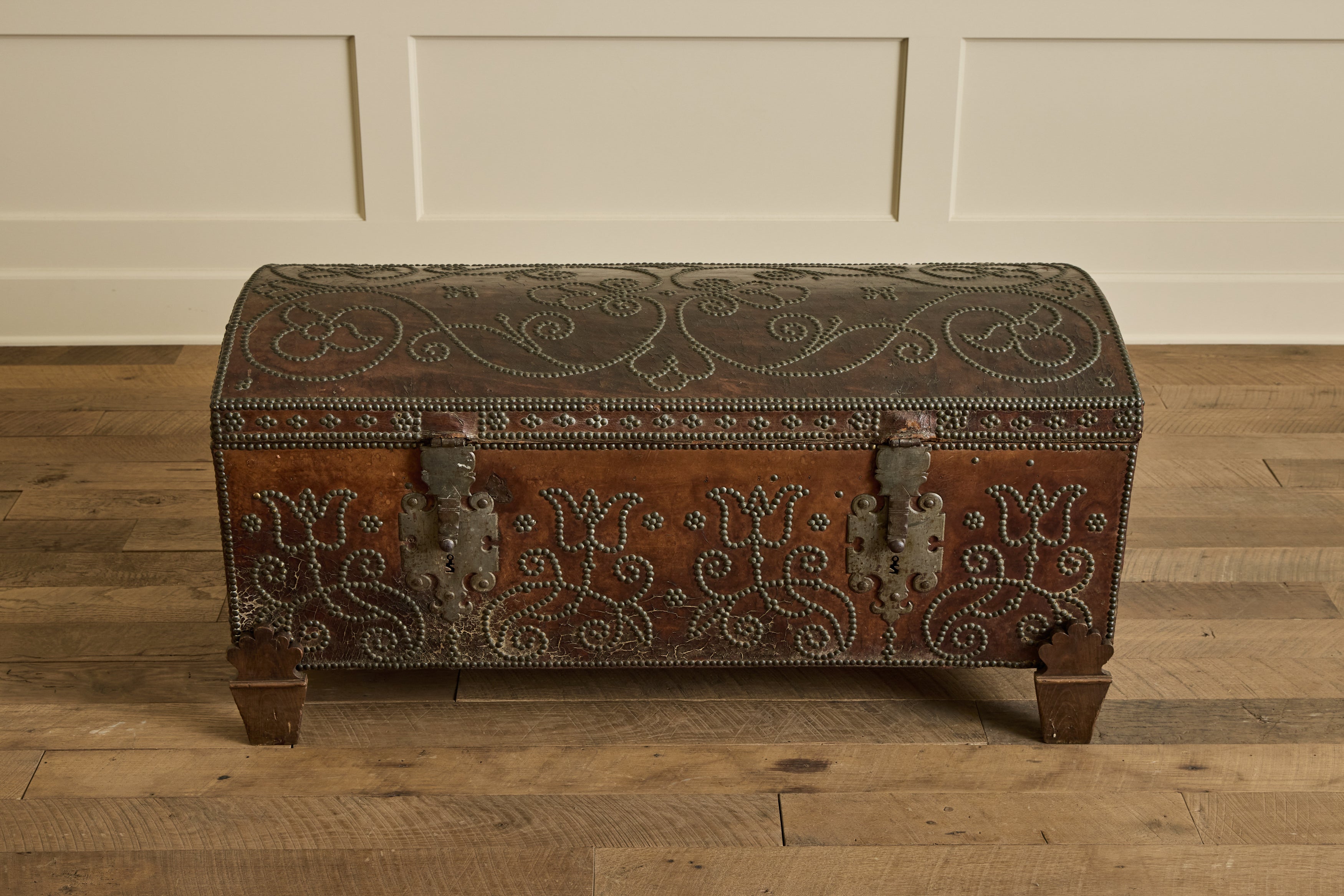 Spanish Leather Trunk
