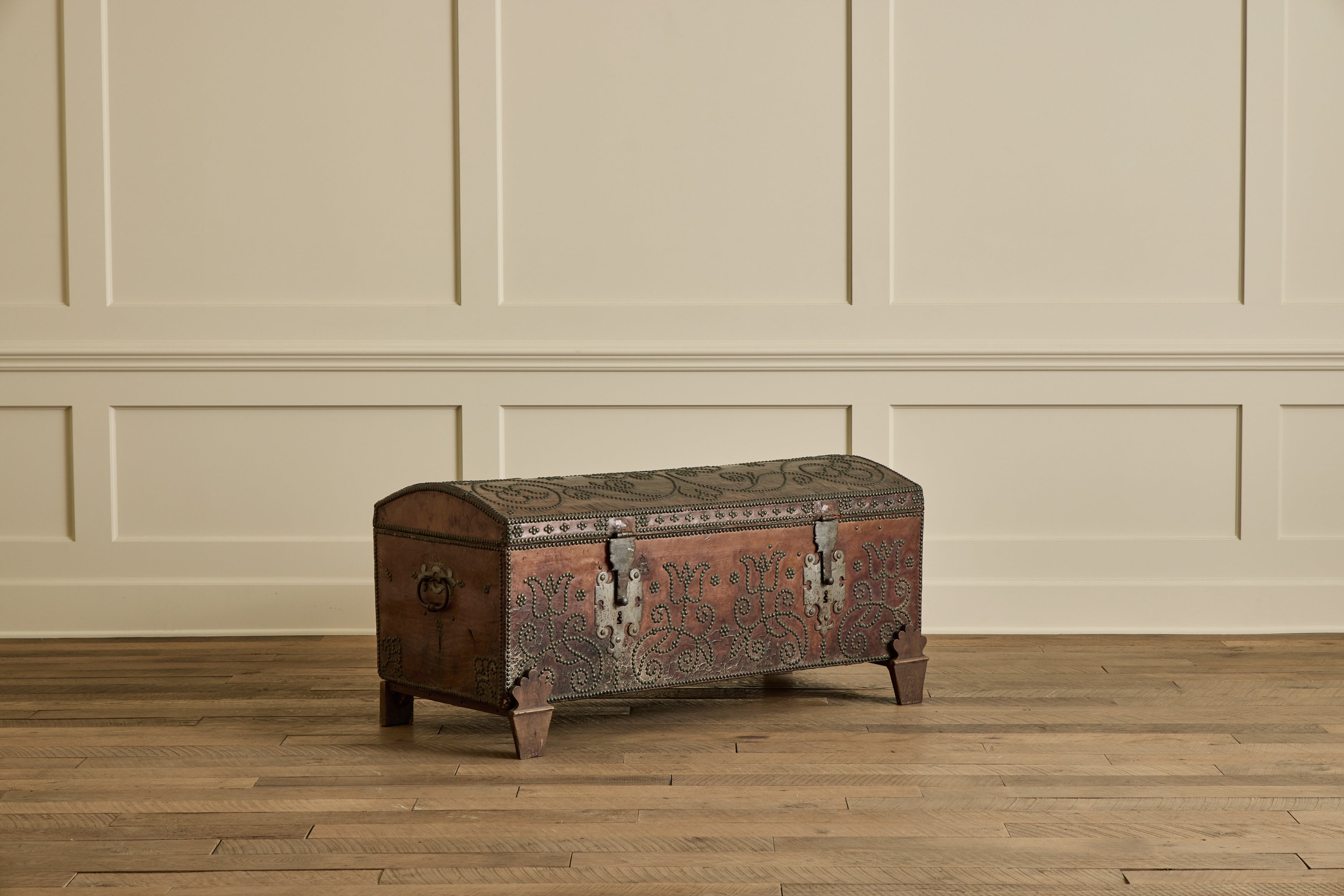 Spanish Leather Trunk