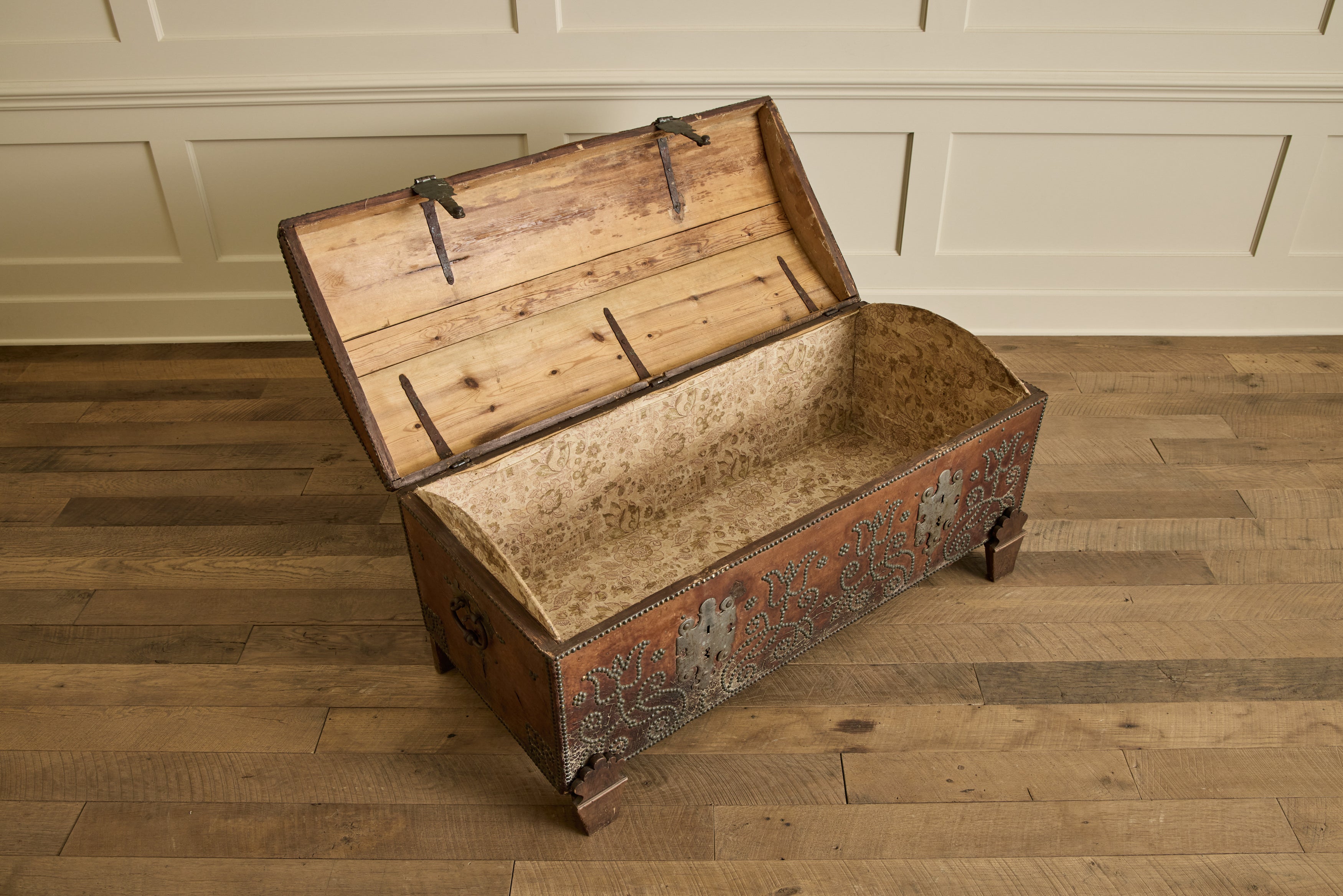 Spanish Leather Trunk