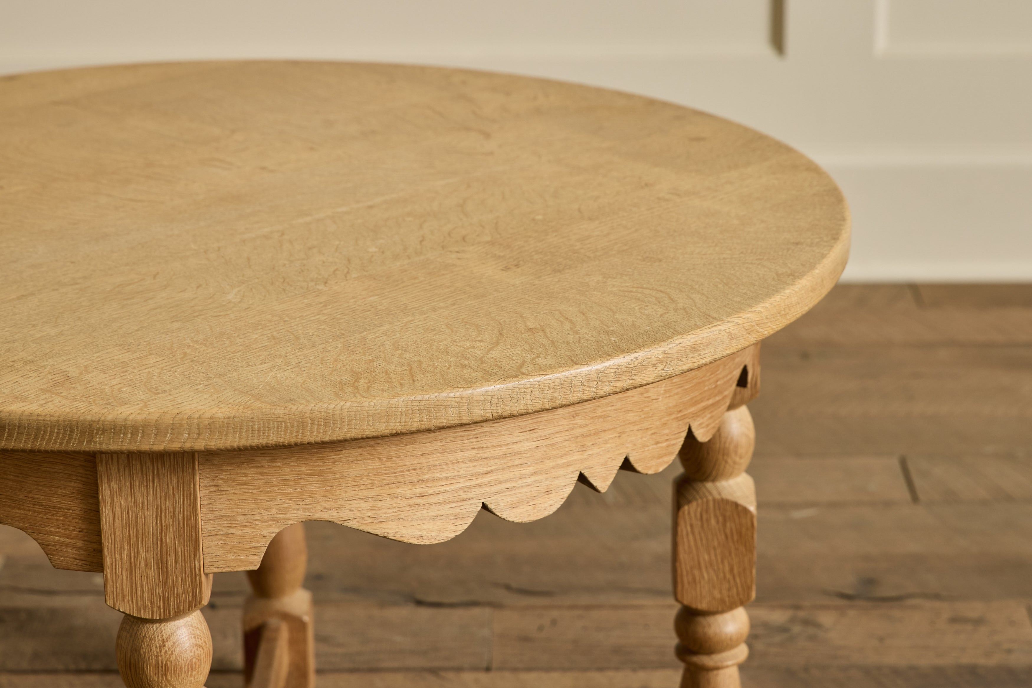 Kjaernulf Round Oak Side Table