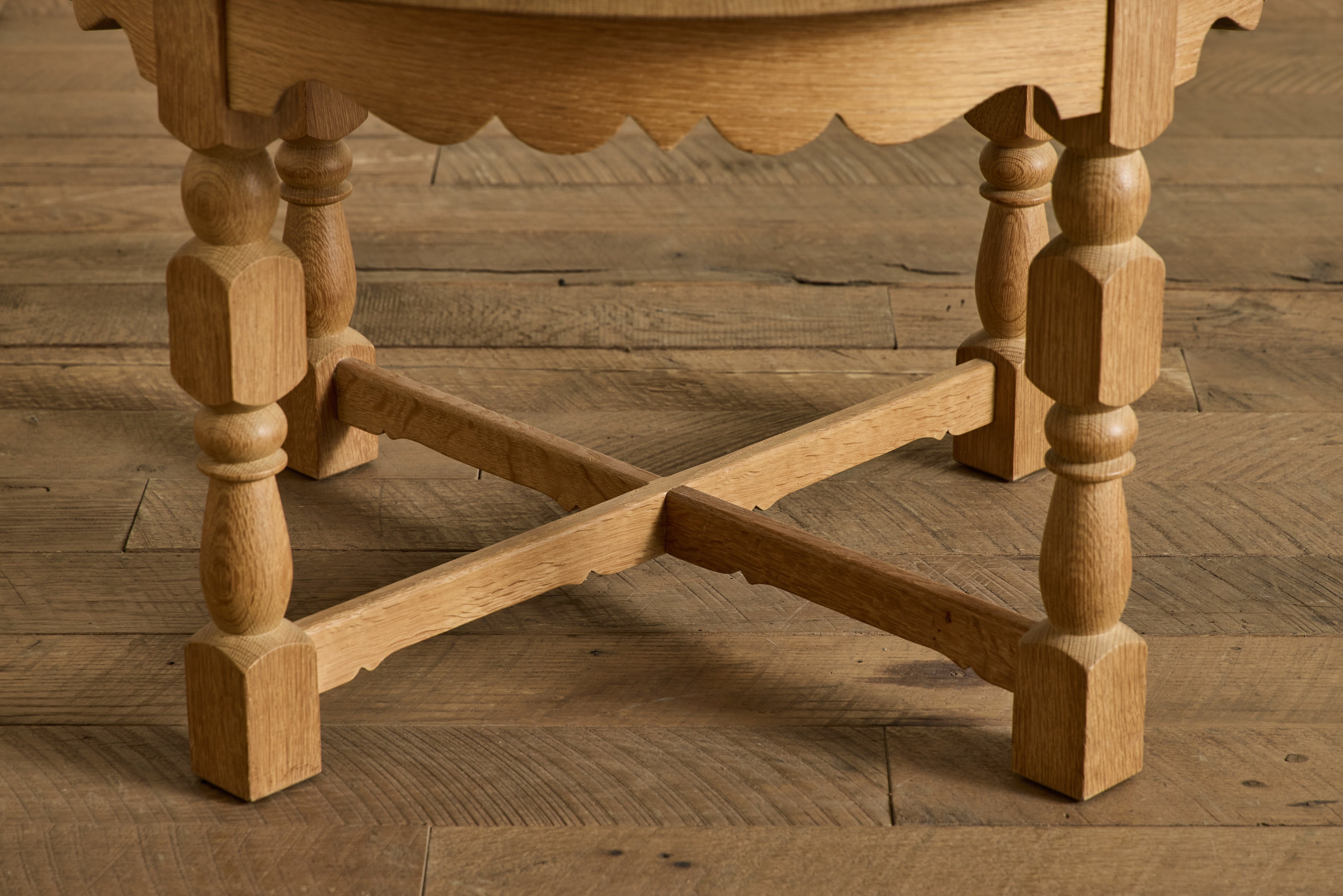 Kjaernulf Round Oak Side Table