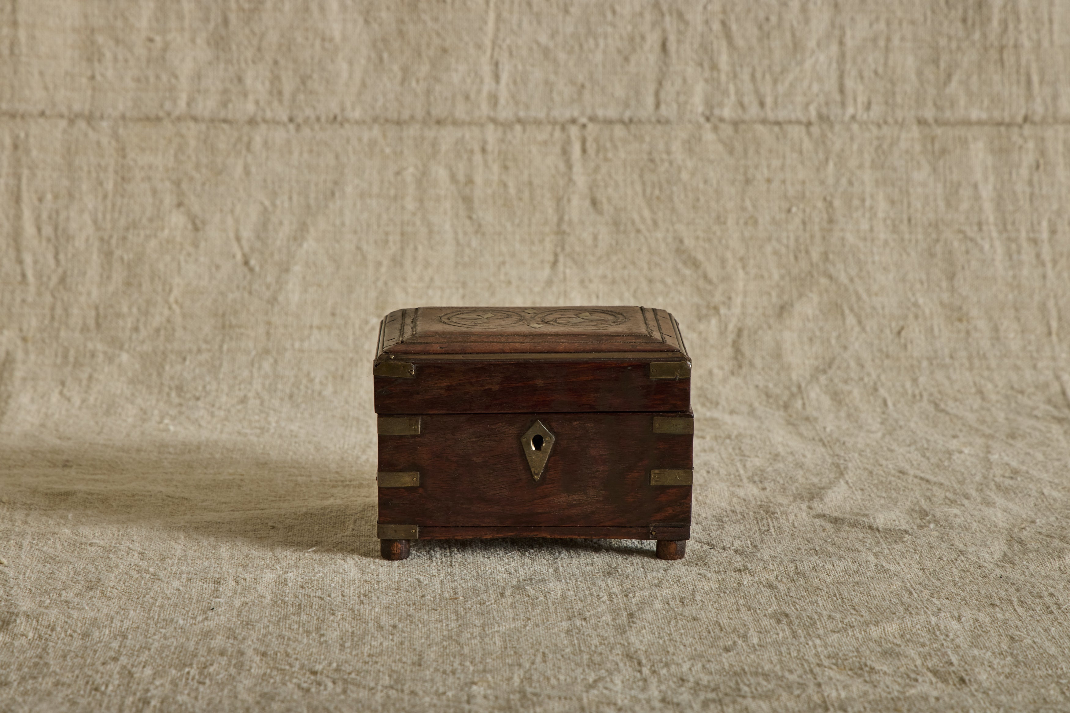 Brass Inlay Perfume Box No. 1