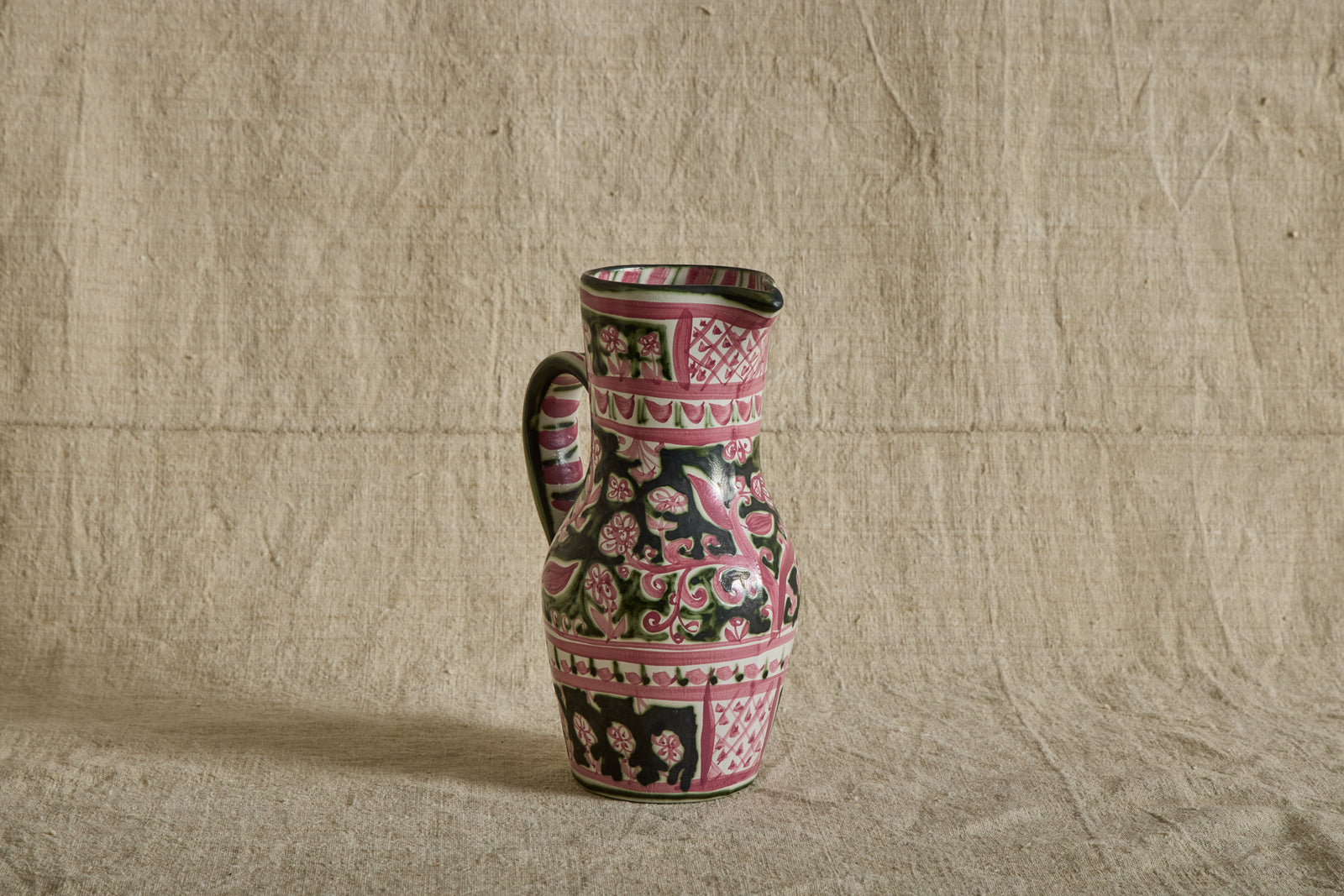 French Hand Painted Pitcher – Nickey Kehoe