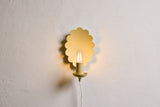 Scallop Sconce, Plug-In
