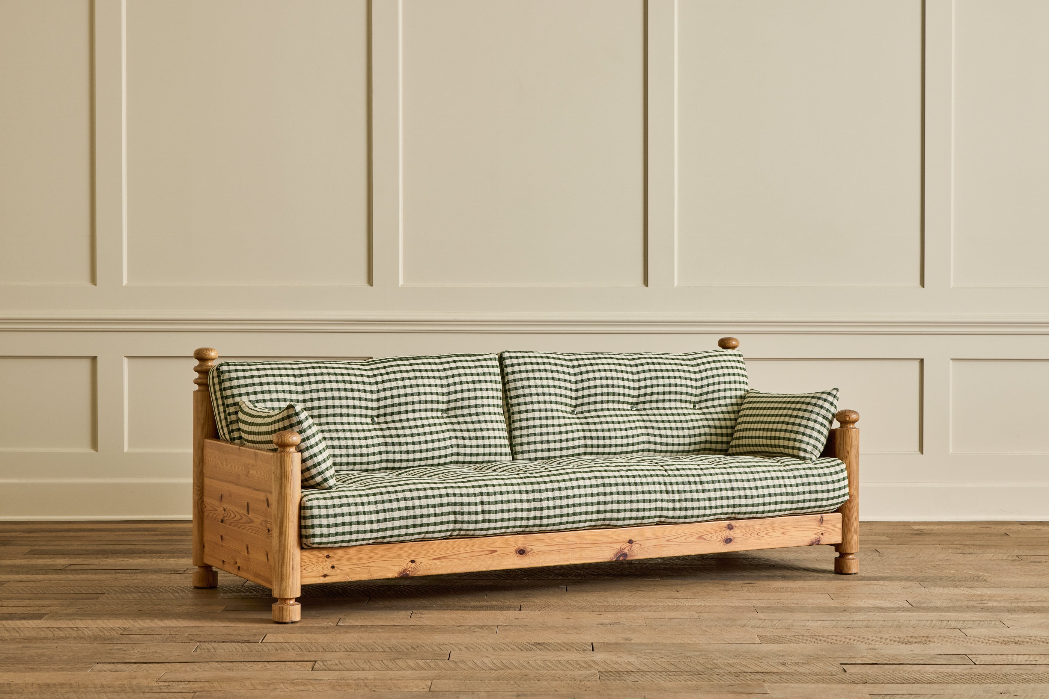 1970s Swedish Pine Sofa