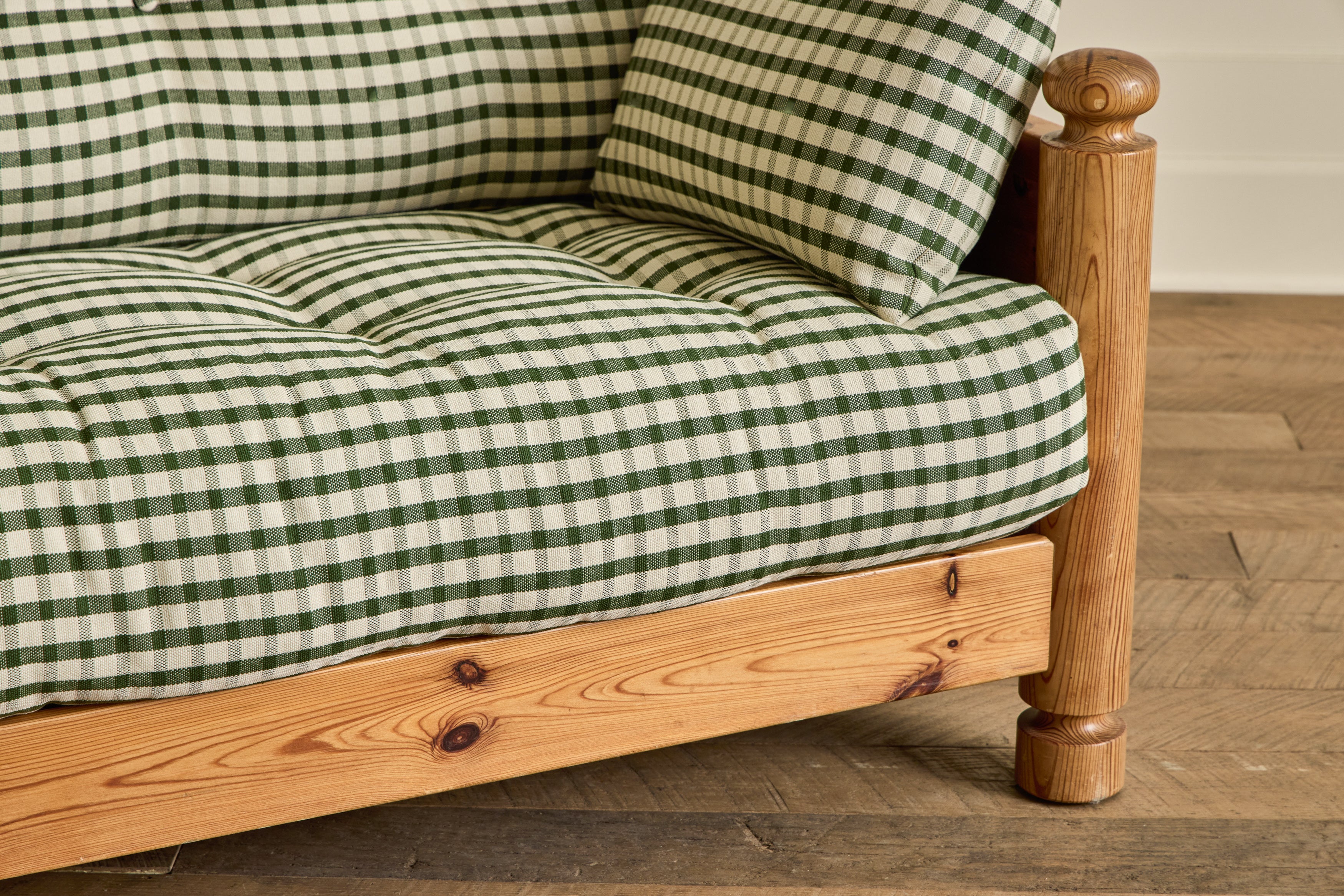 1970s Swedish Pine Sofa