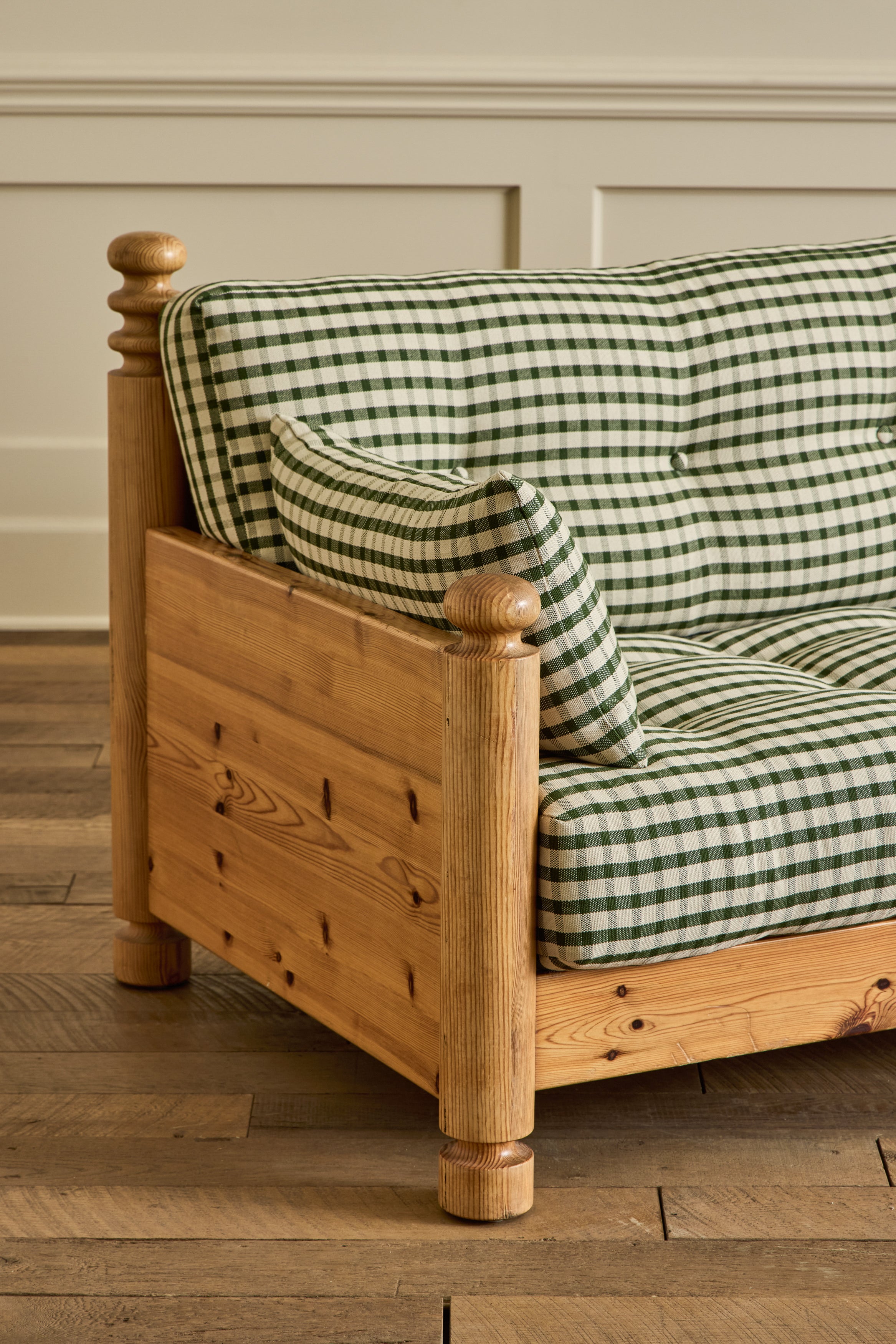 1970s Swedish Pine Sofa
