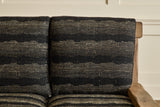 French Oak Brutalist Settee