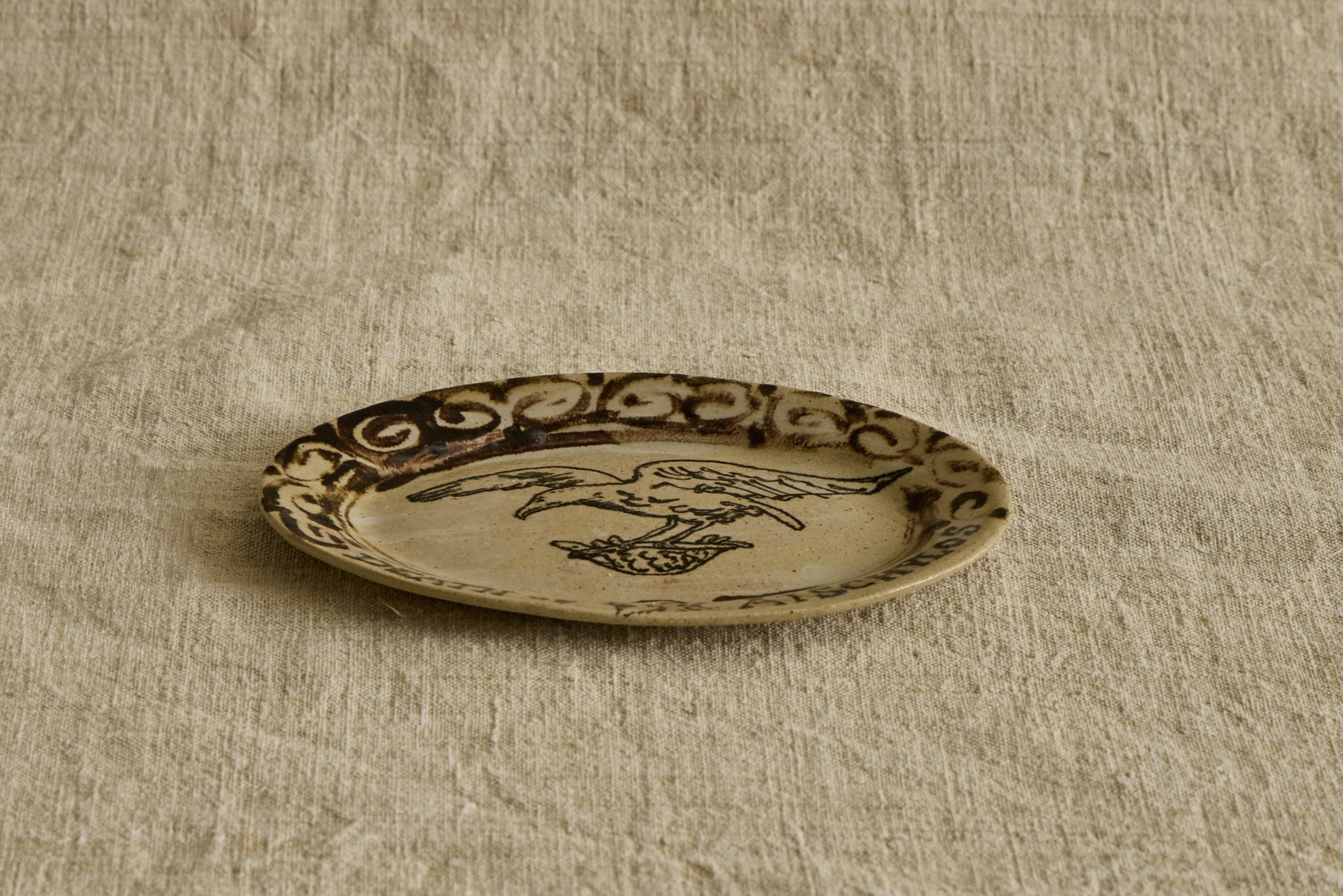Oval Plate No. 4