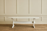 Oval Trestle Dining Table, 96"