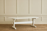 Oval Trestle Dining Table, 96"