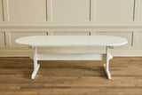 Oval Trestle Dining Table, 96"