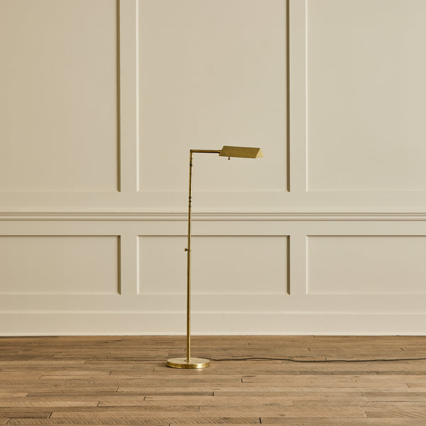 Mid Century Brass Reading Lamp No. 1 – Nickey Kehoe