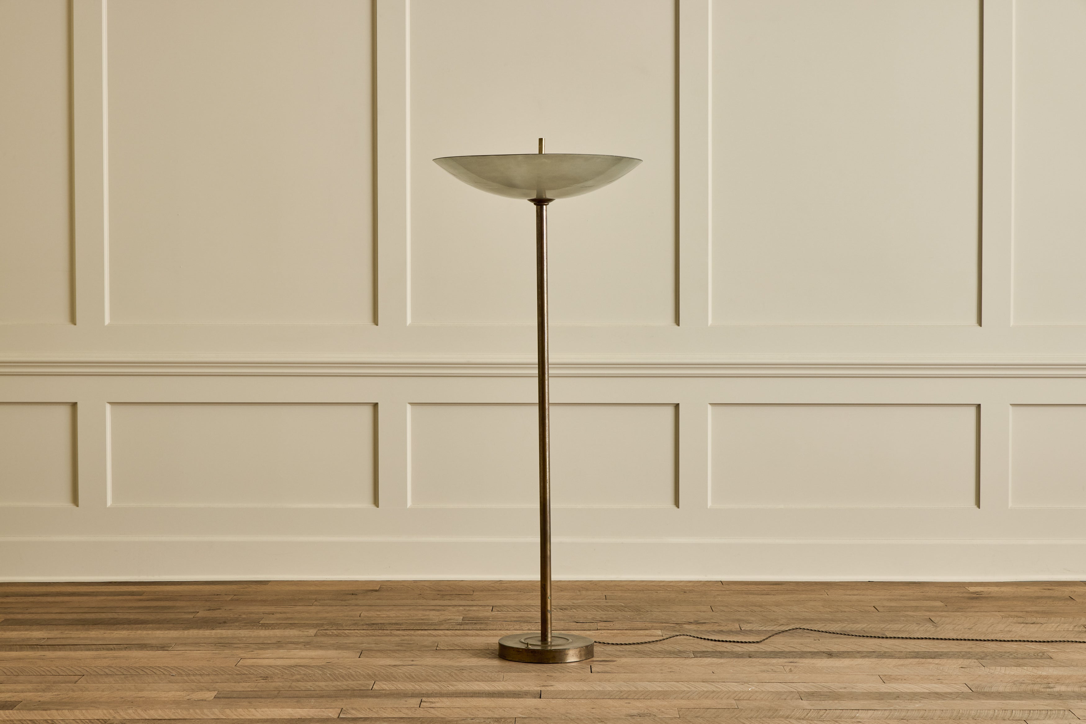 Brass Torchiere Floor Lamp