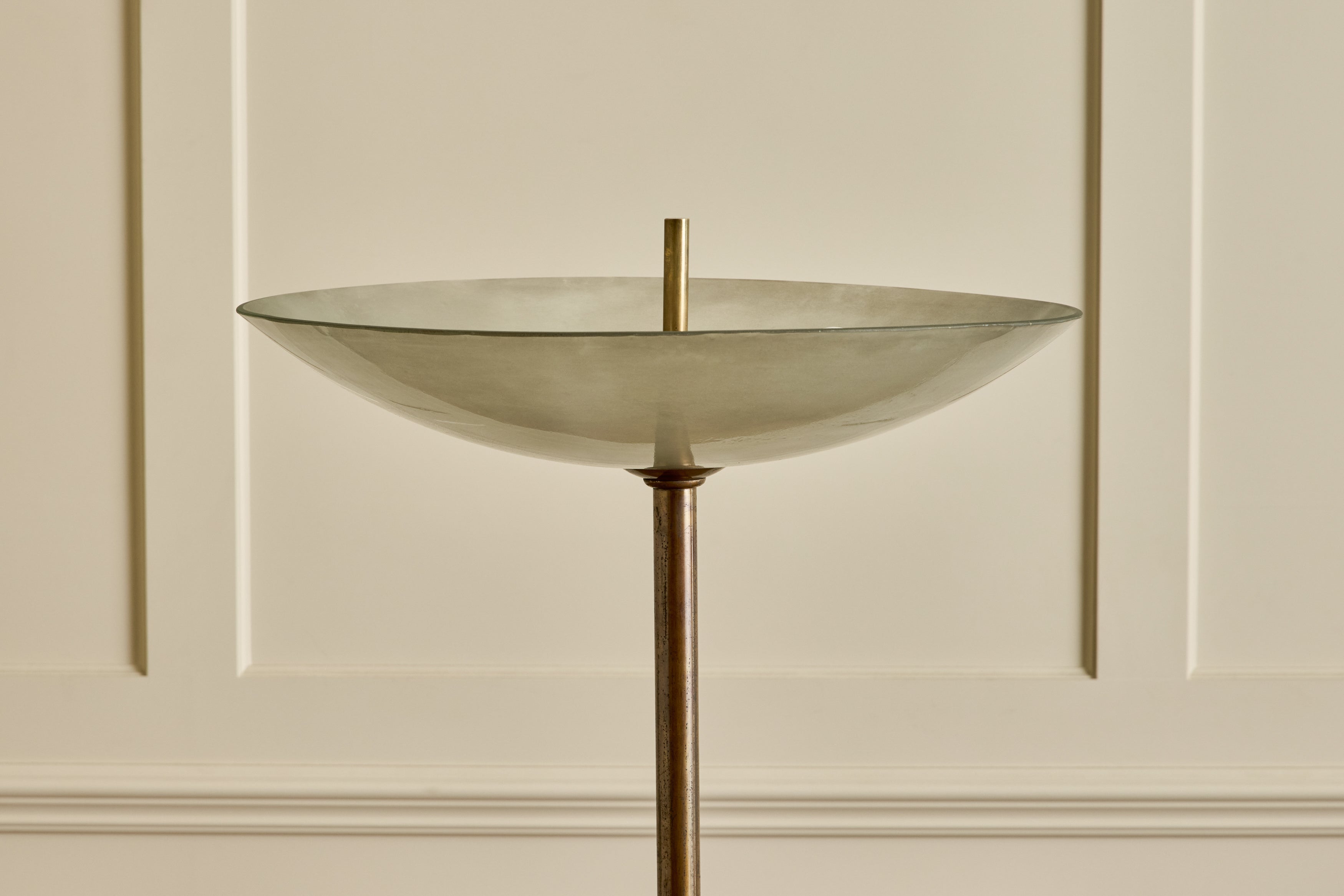 Brass Torchiere Floor Lamp