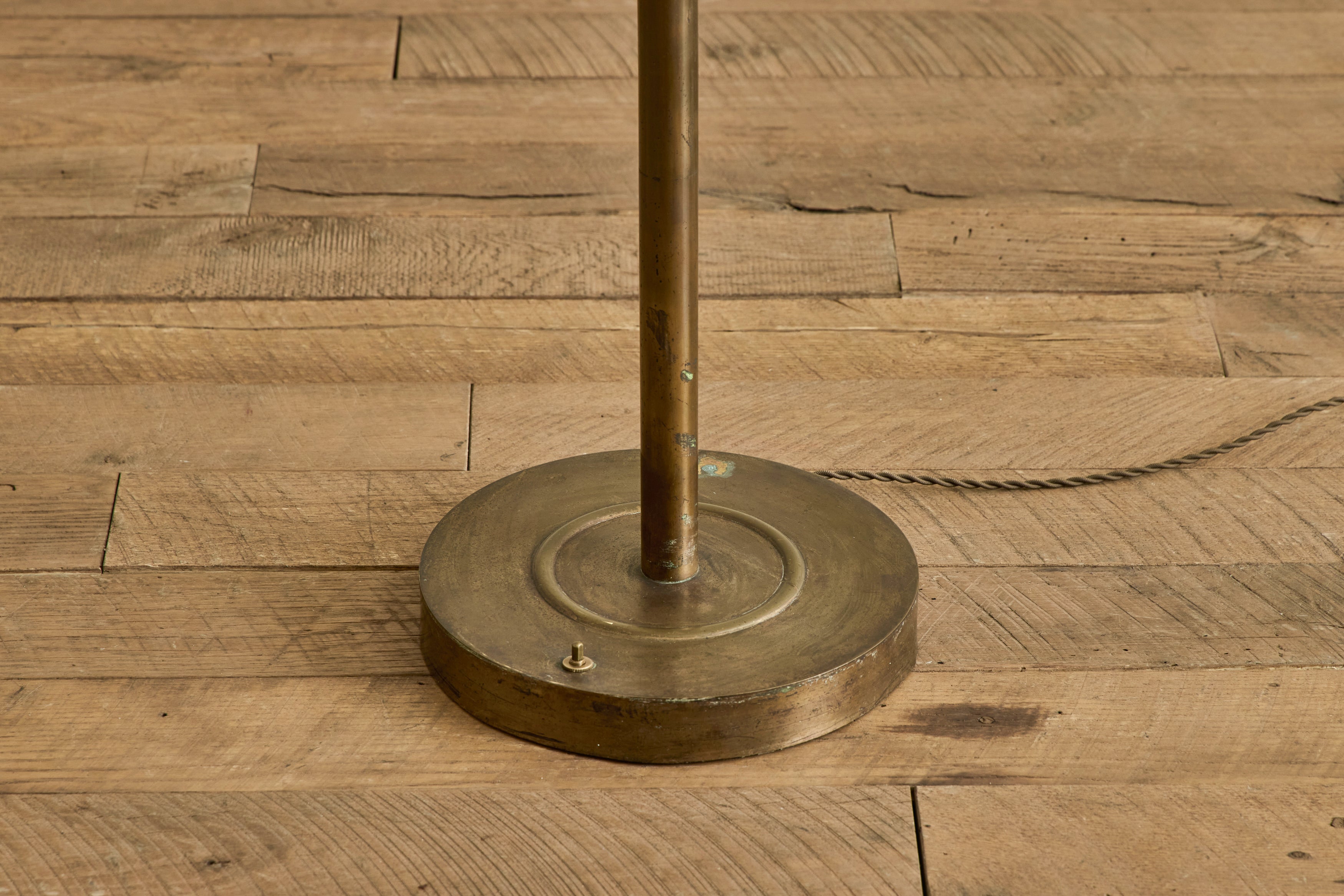 Brass Torchiere Floor Lamp