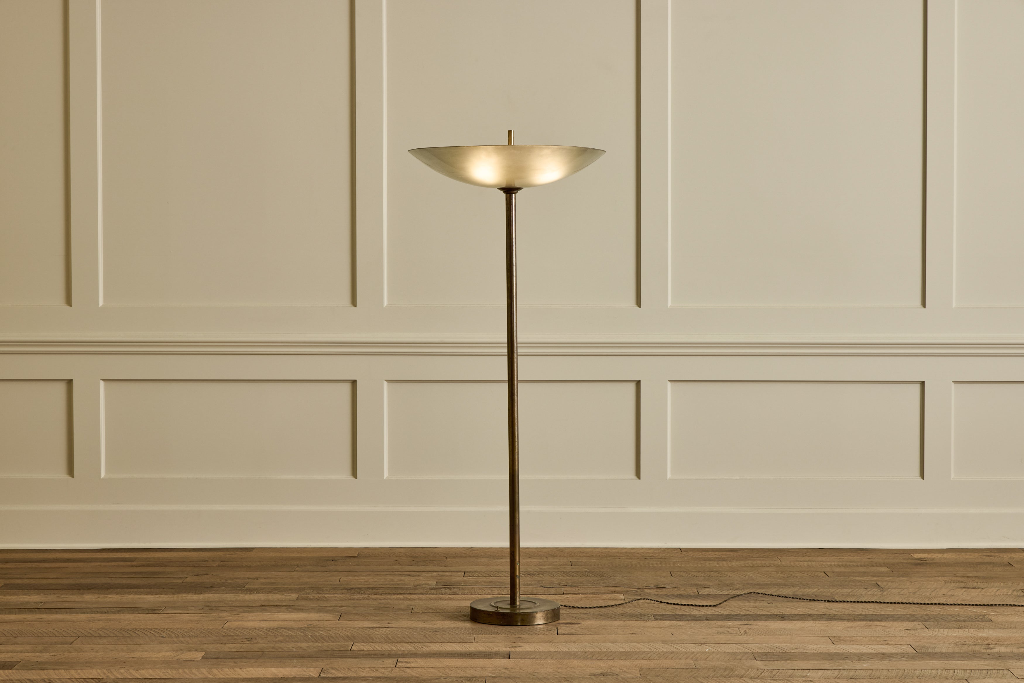 Brass Torchiere Floor Lamp