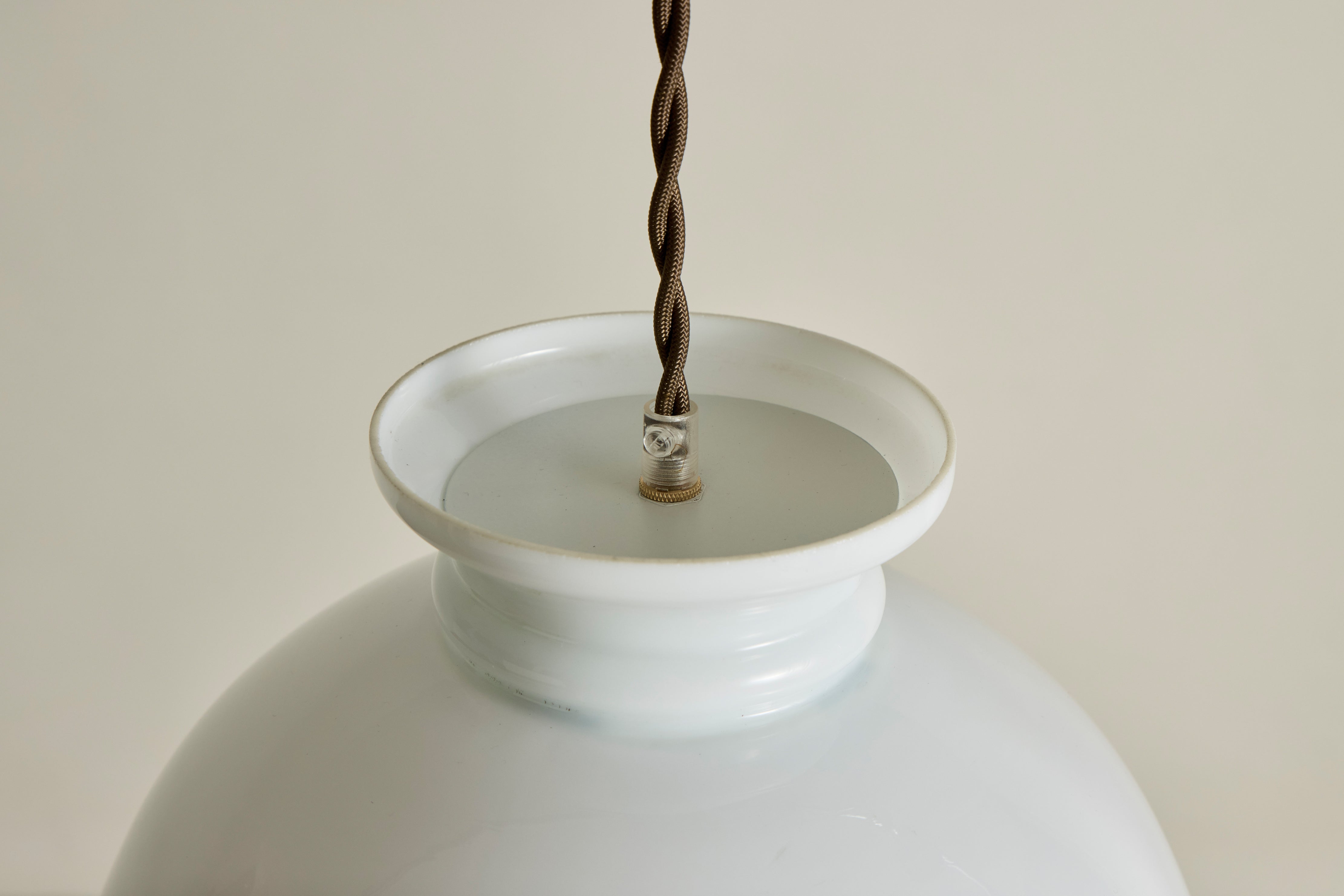 Milk Glass Pendant
