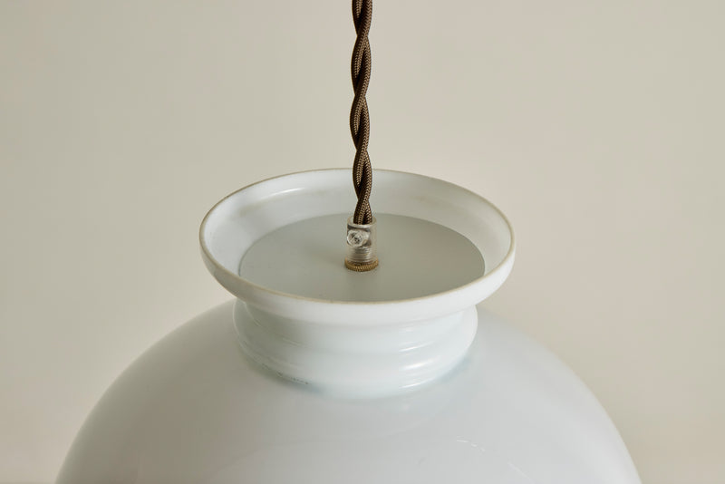 Milk Glass Pendant