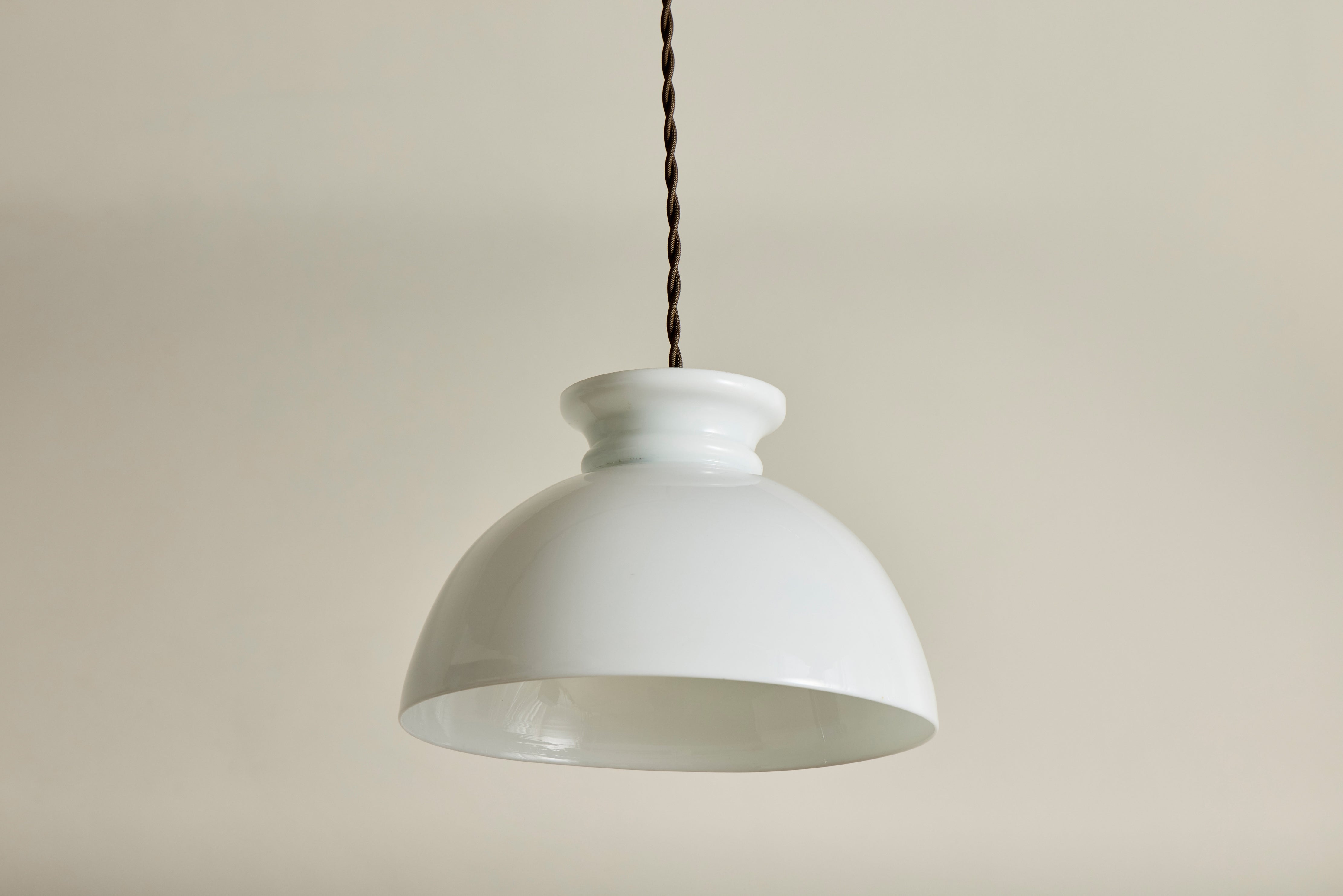Milk Glass Pendant