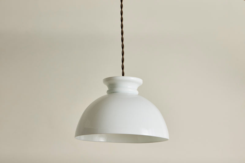 Milk Glass Pendant