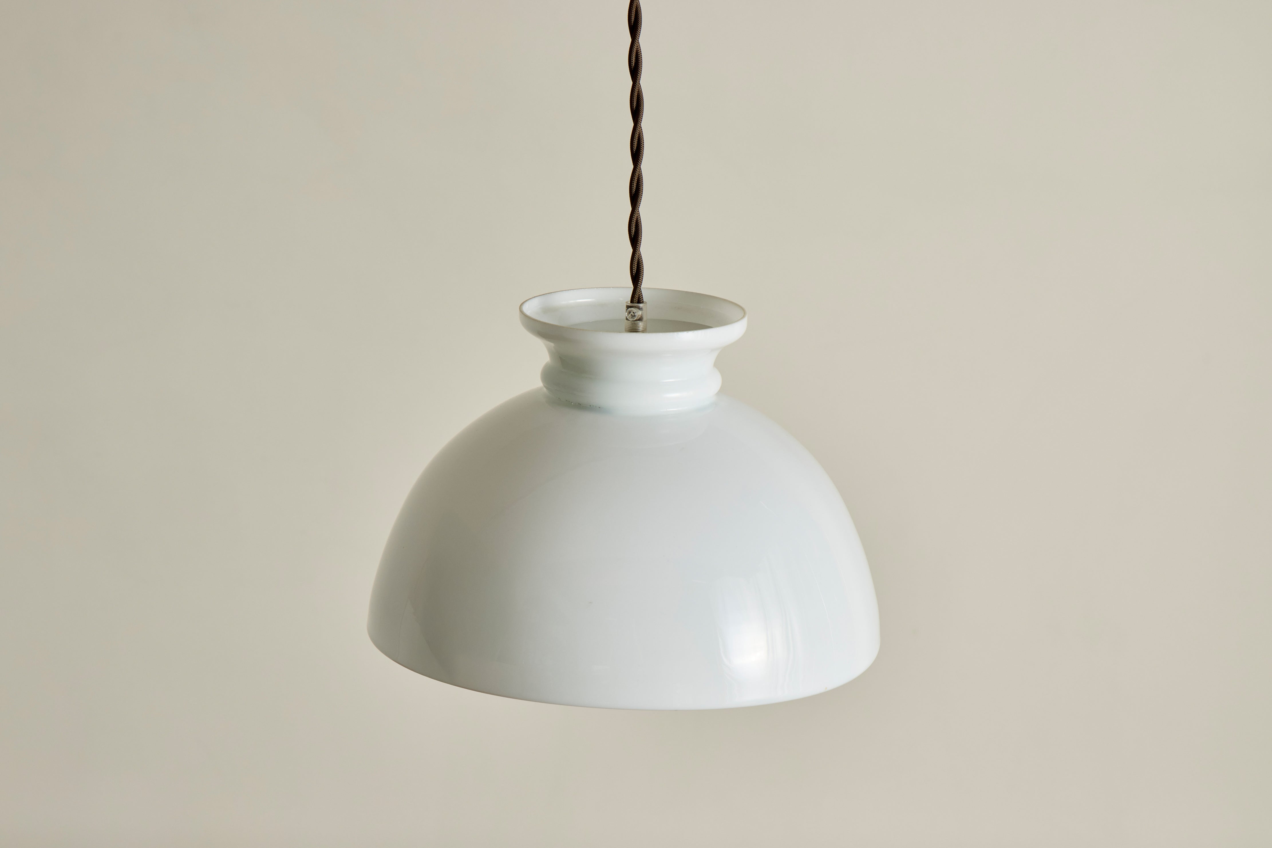 Milk Glass Pendant