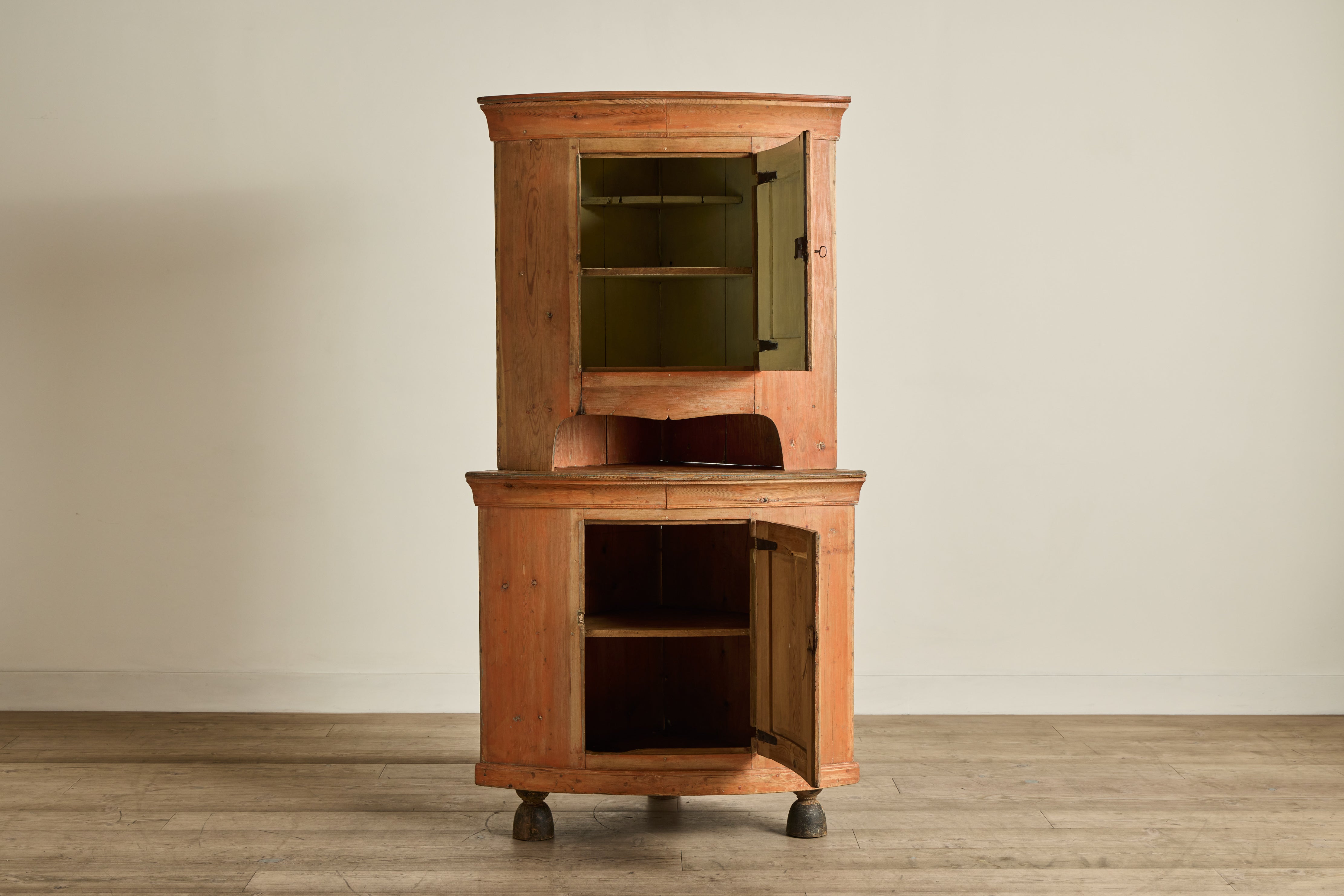 Rustic Corner Cabinet