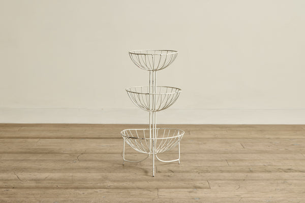 White 3 Tier Fruit Basket No.2