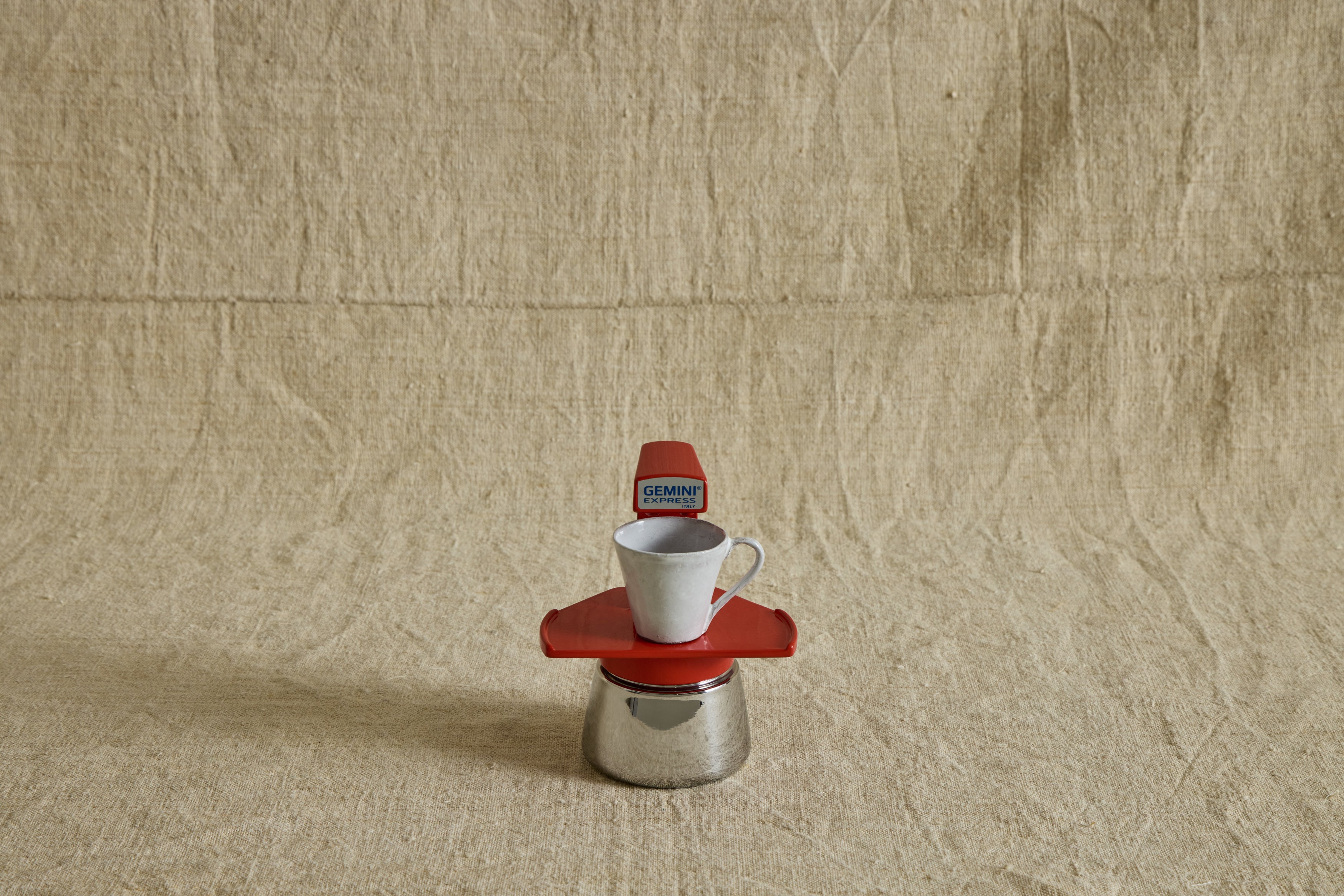 Induction Espresso Maker In Red