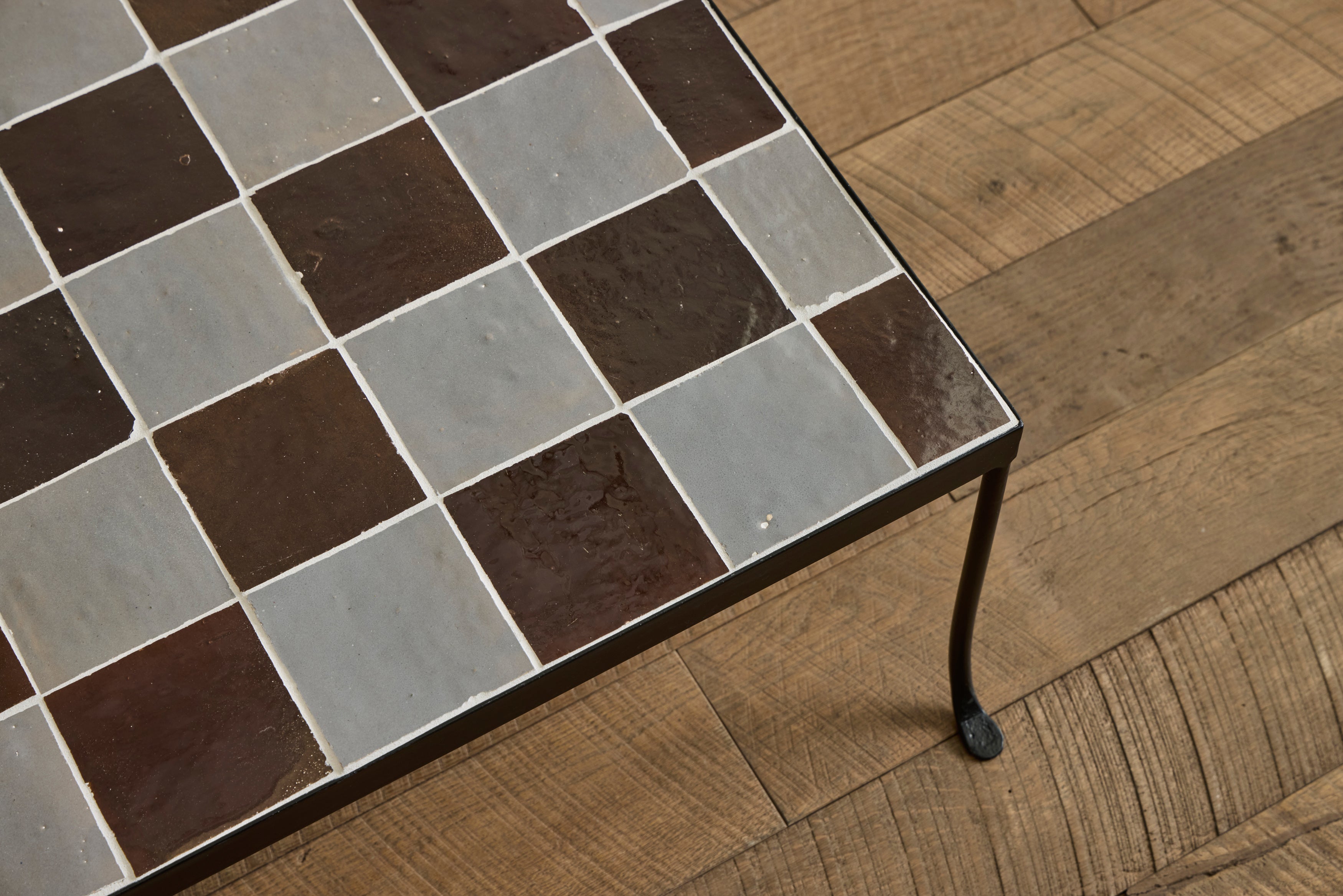Burnt Sugar & Grey Tile Coffee Table