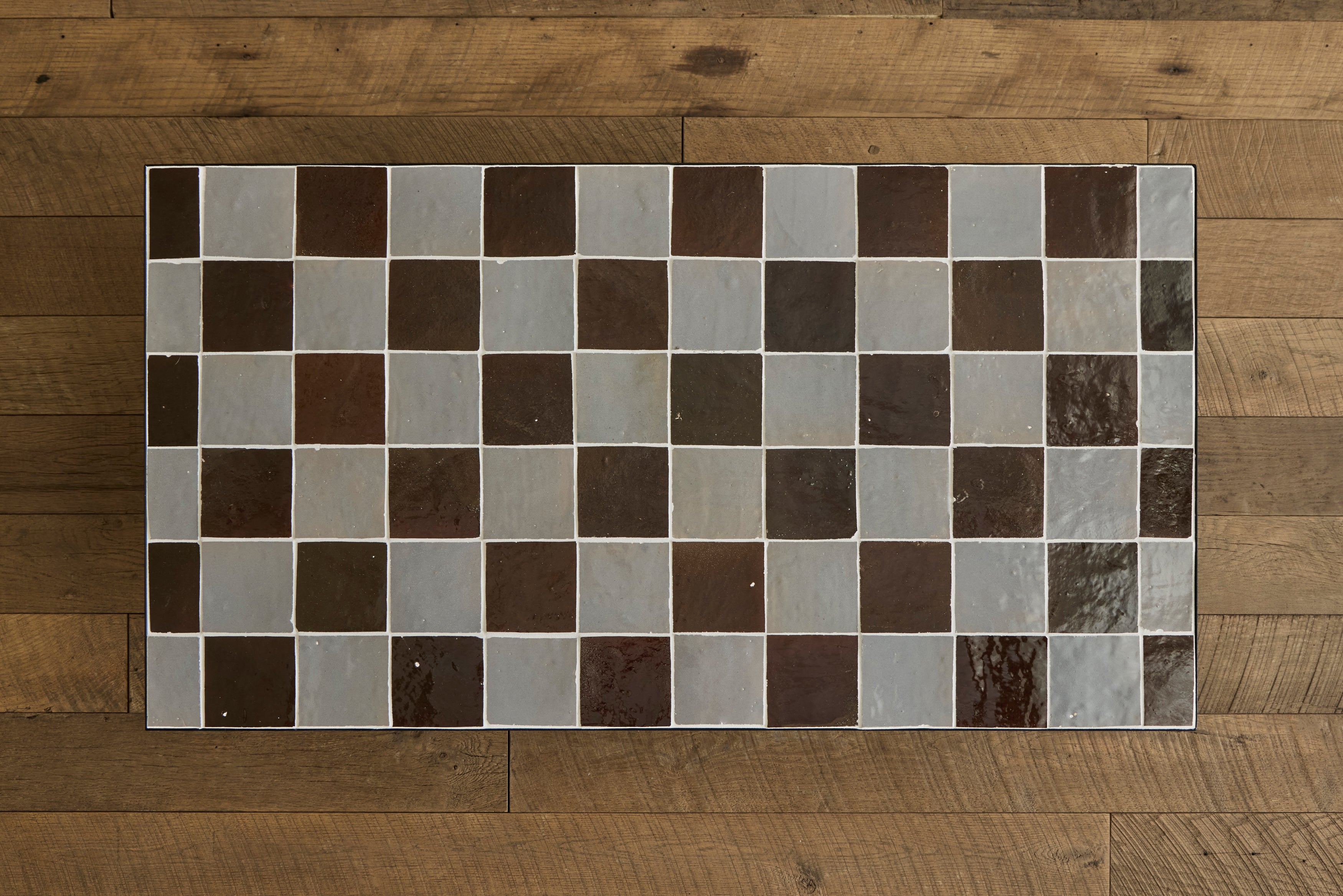Burnt Sugar & Grey Tile Coffee Table