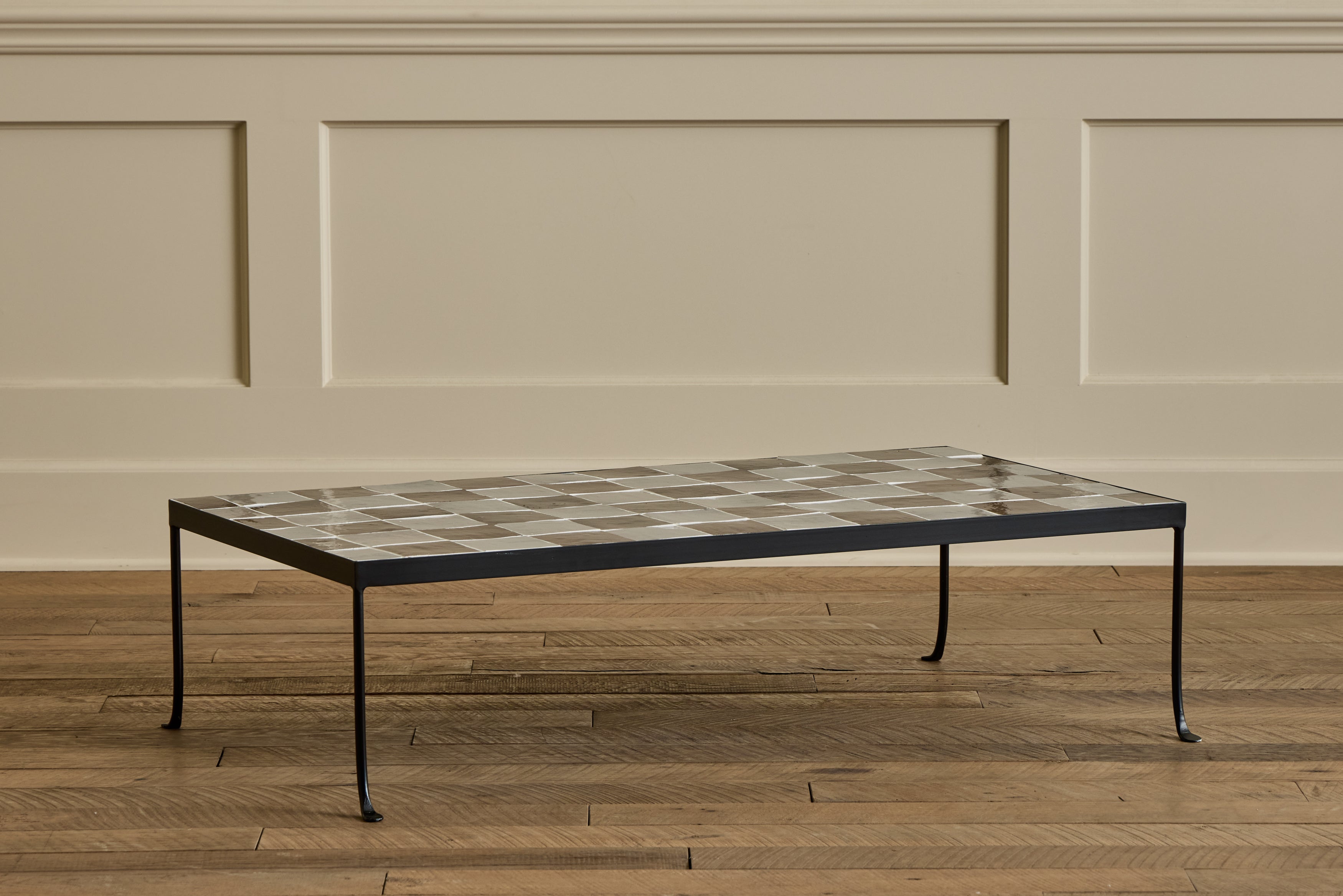 Burnt Sugar & Grey Tile Coffee Table