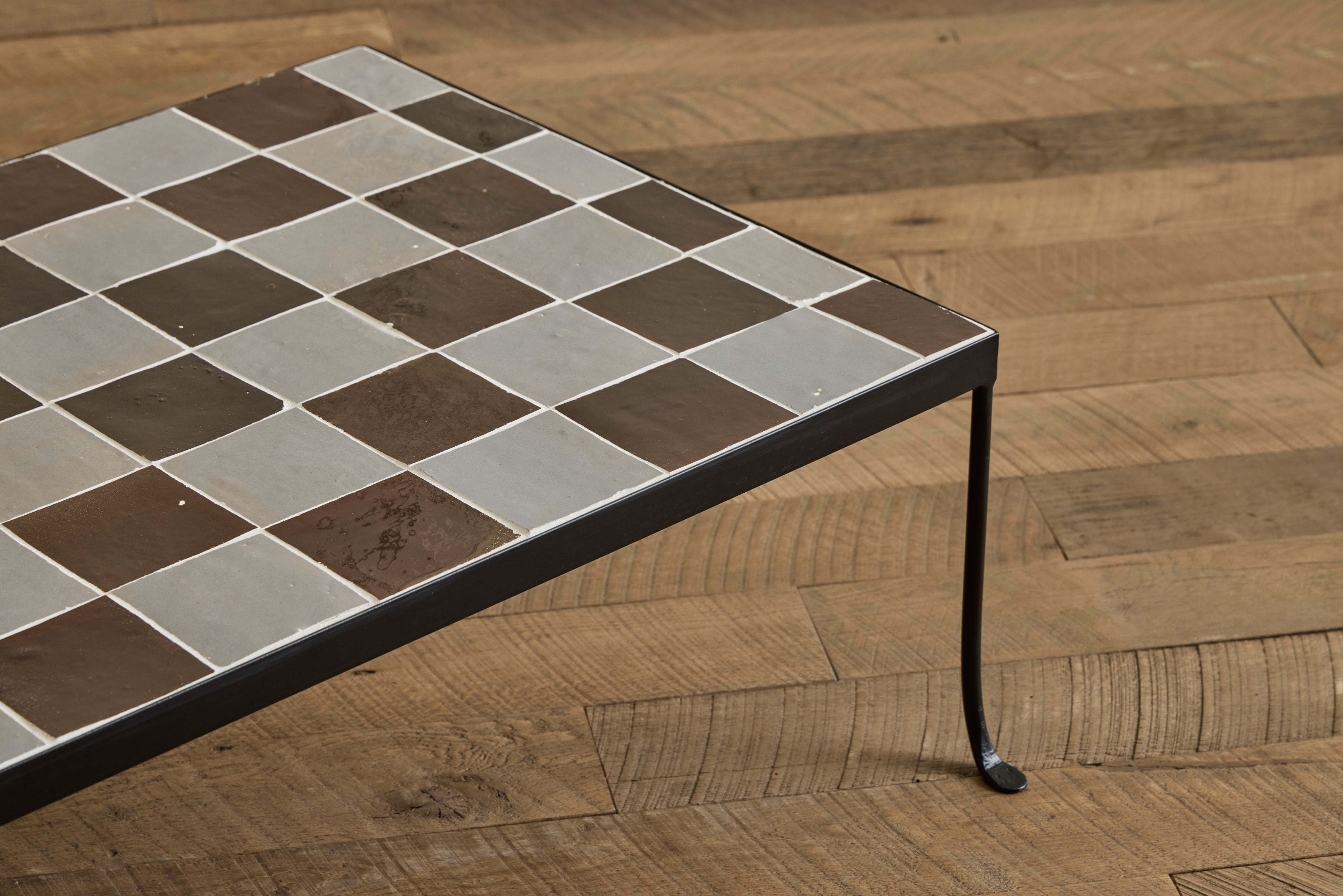 Burnt Sugar & Grey Tile Coffee Table