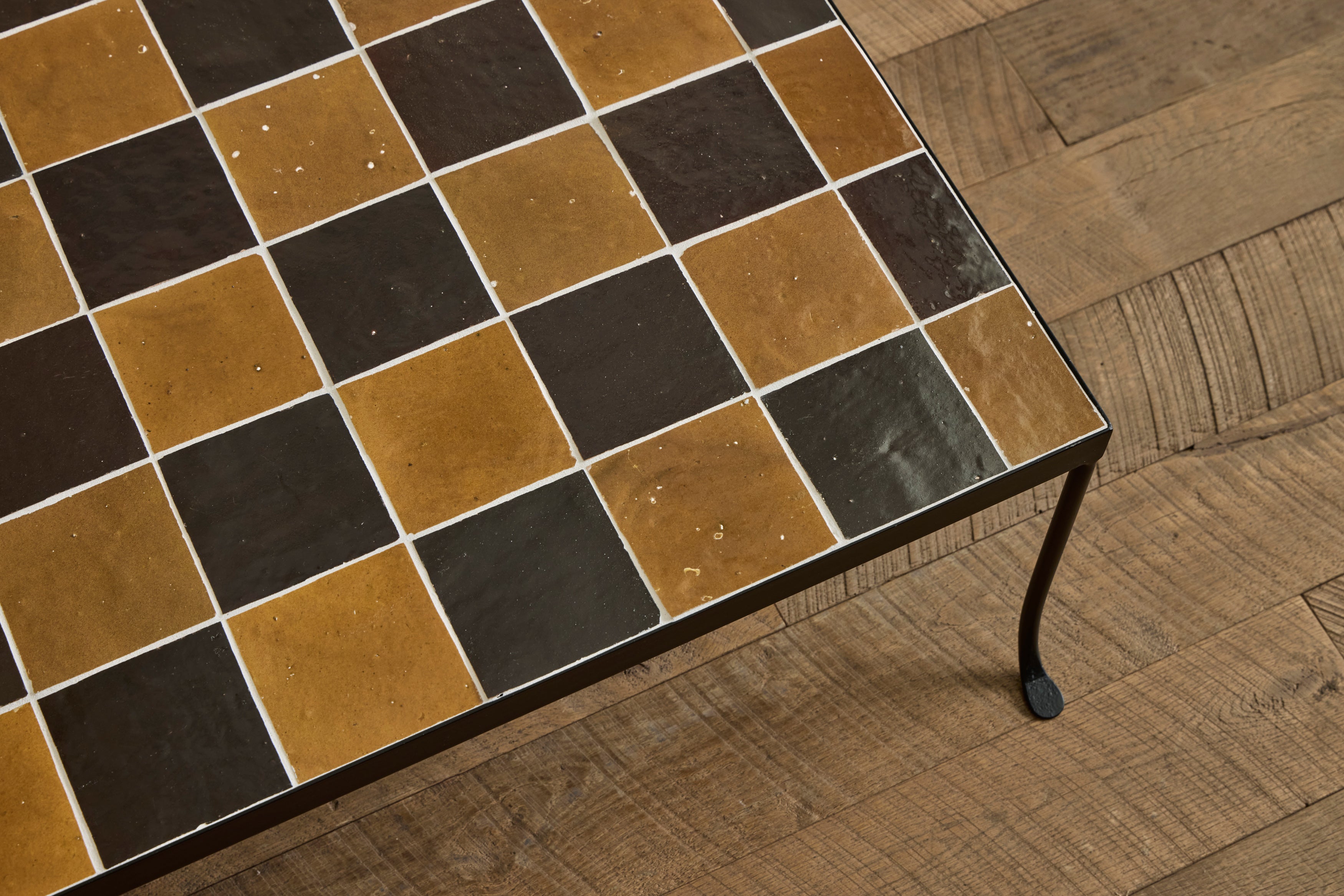 Burnt Sugar & Amber Tile Coffee Table