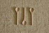 Maple Wood Tiny Spoon, 4"