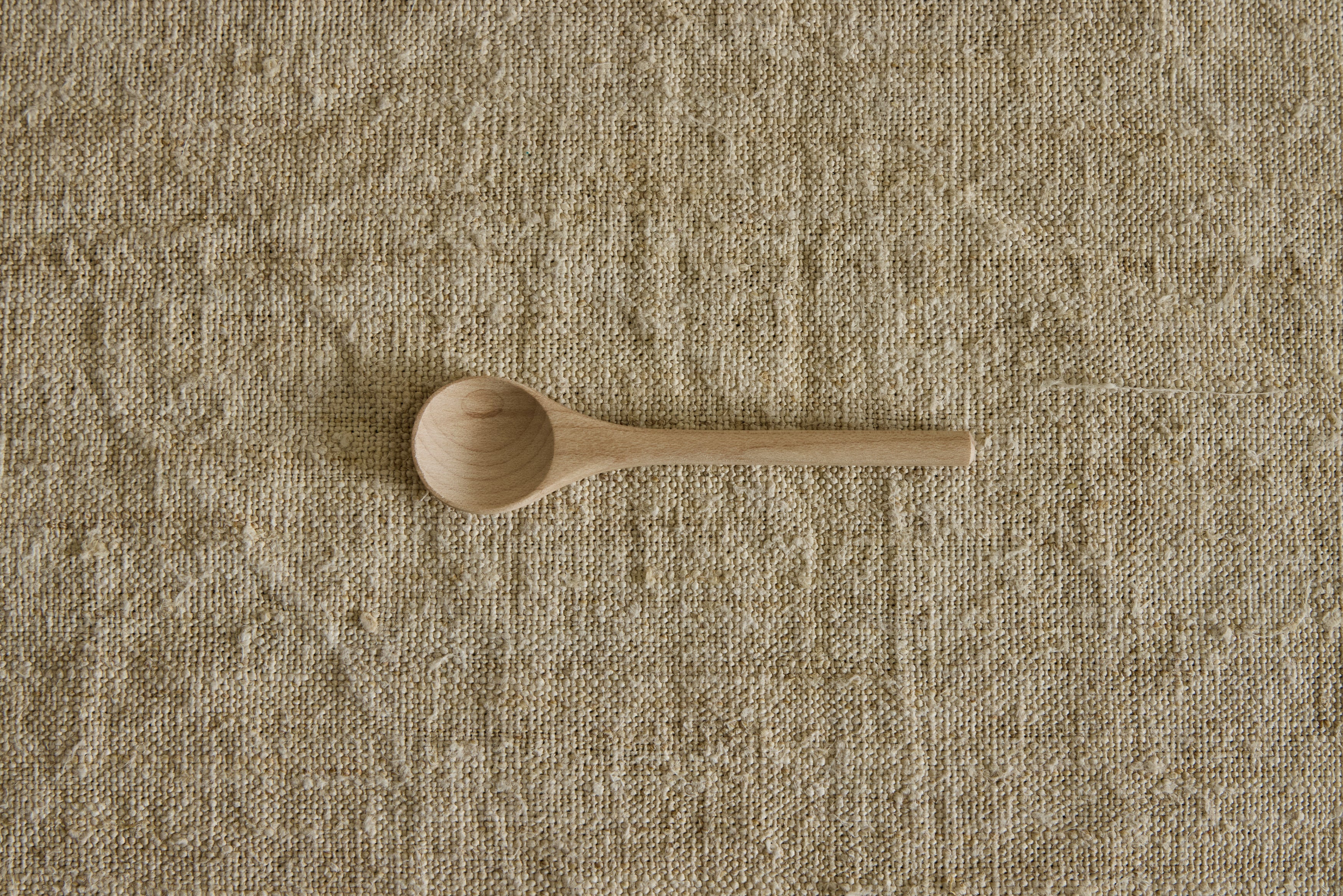Maple Wood Tiny Spoon, 4"