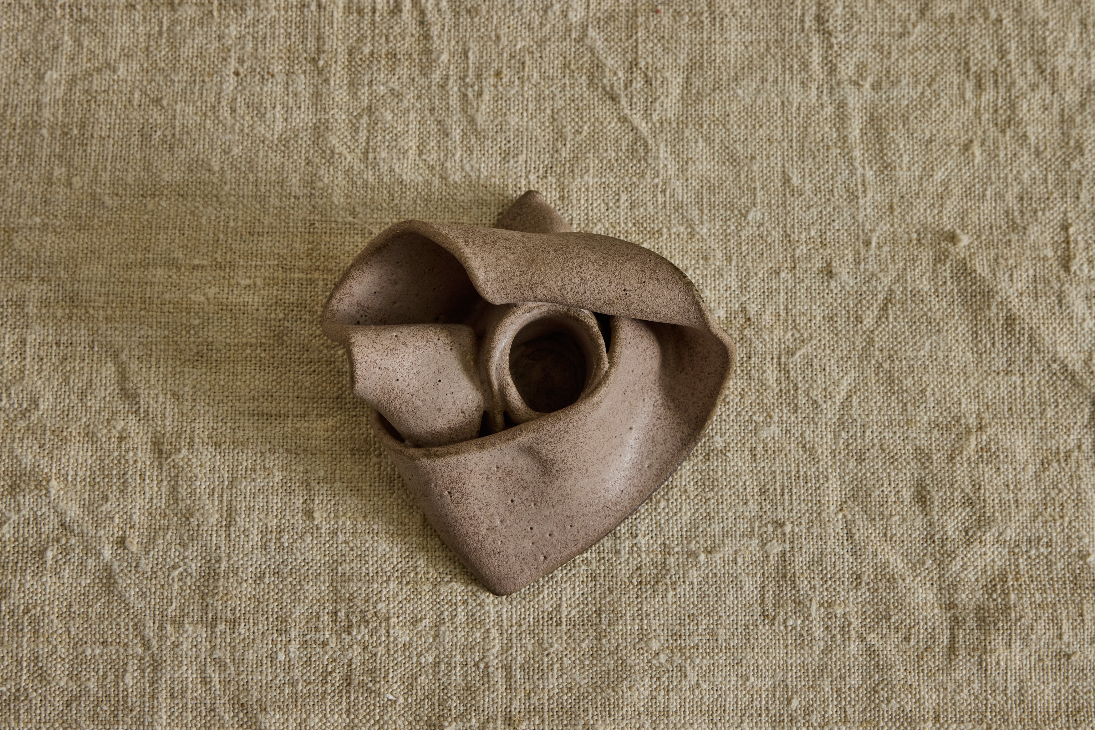 Knot Ceramic Candlestick Holder