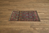 Persian Floral Throw Rug 3'4 X 4'7