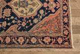 Persian Midnight & Blush Rug 4'2 X 6'9