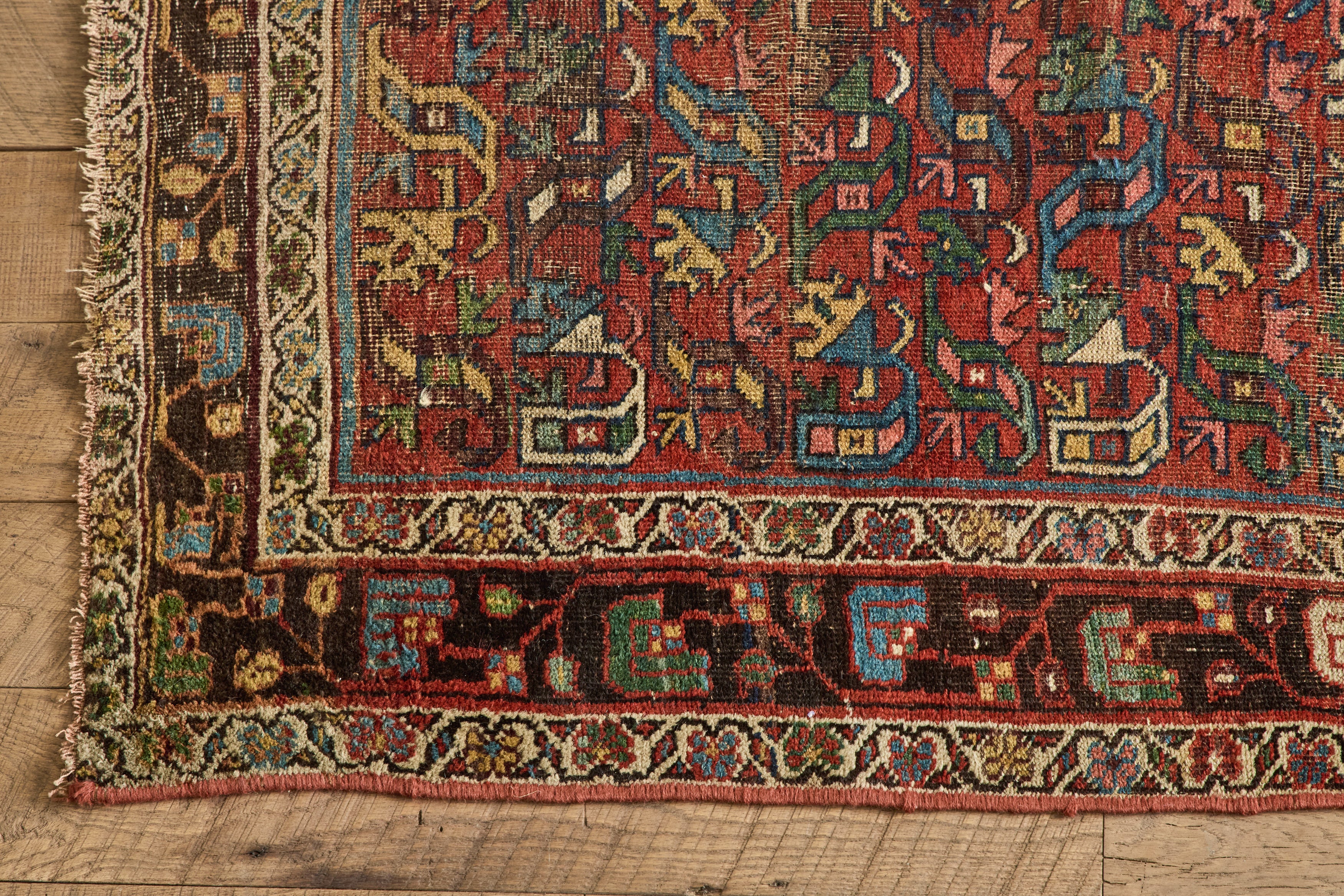 Multicolor Bidjar Rug 4'3 X 7'7