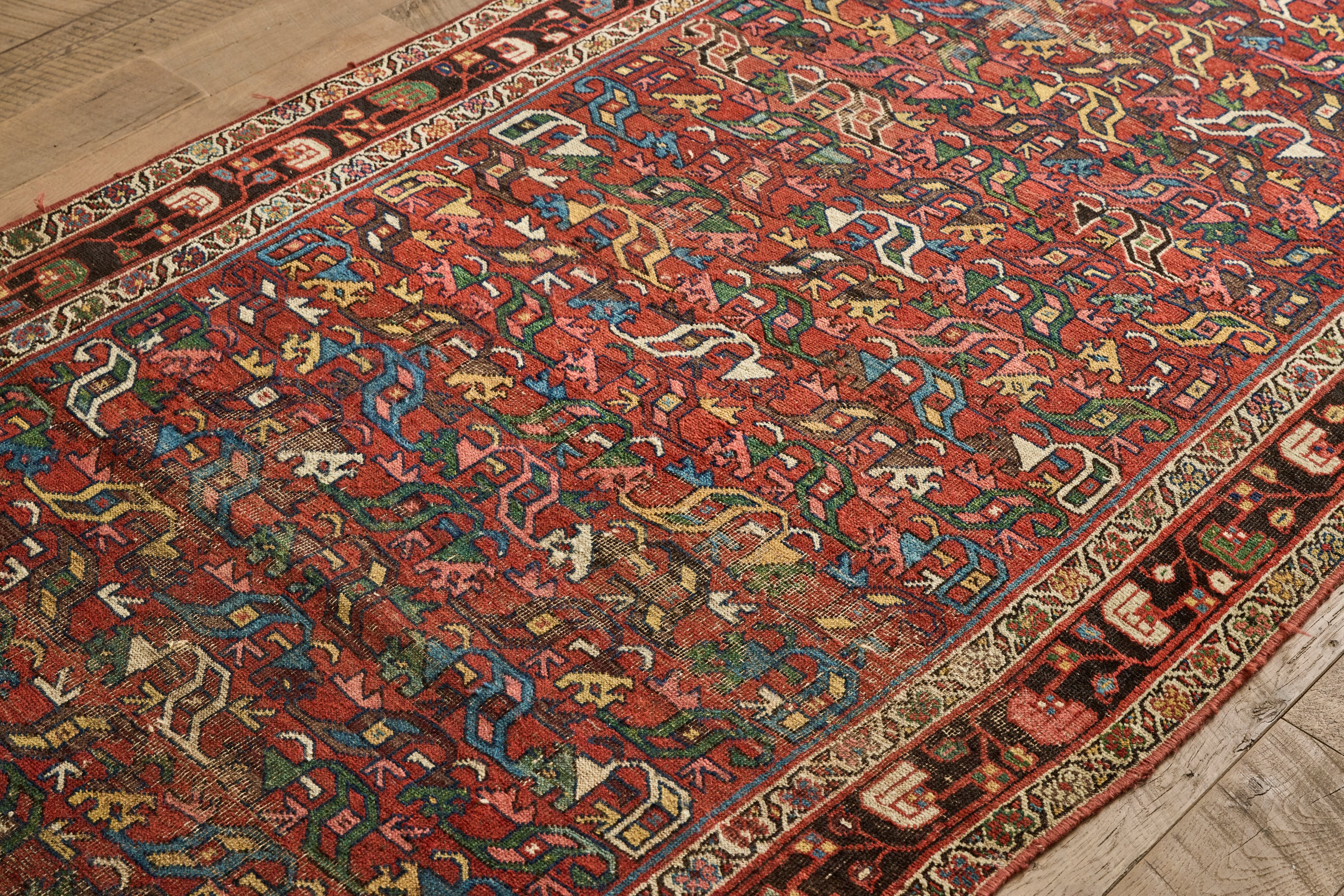 Multicolor Bidjar Rug 4'3 X 7'7