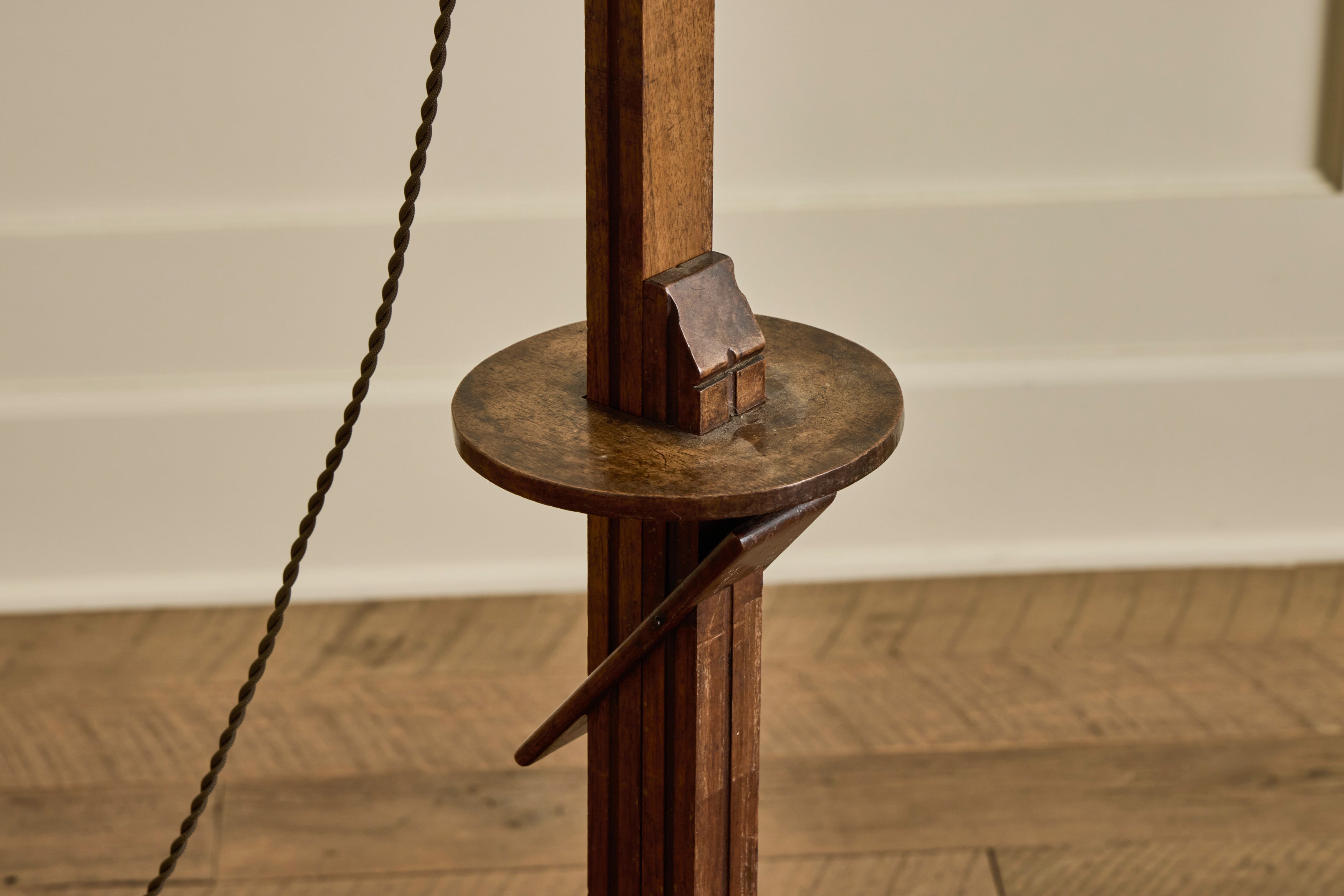 Adjustable Wood Floor Lamp No. 1