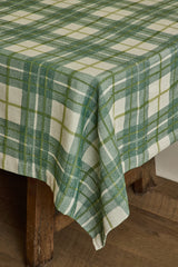 Tartan Tablecloth in Forest