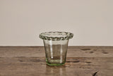Glass Pie Crust Vase