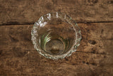Glass Pie Crust Vase