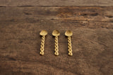 Brass Twisted Spoon